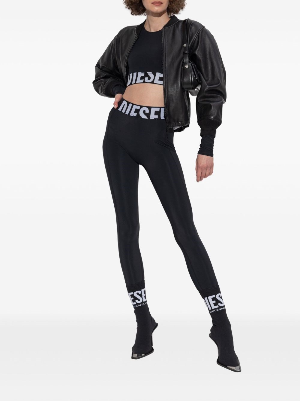 Logo leggings - 4