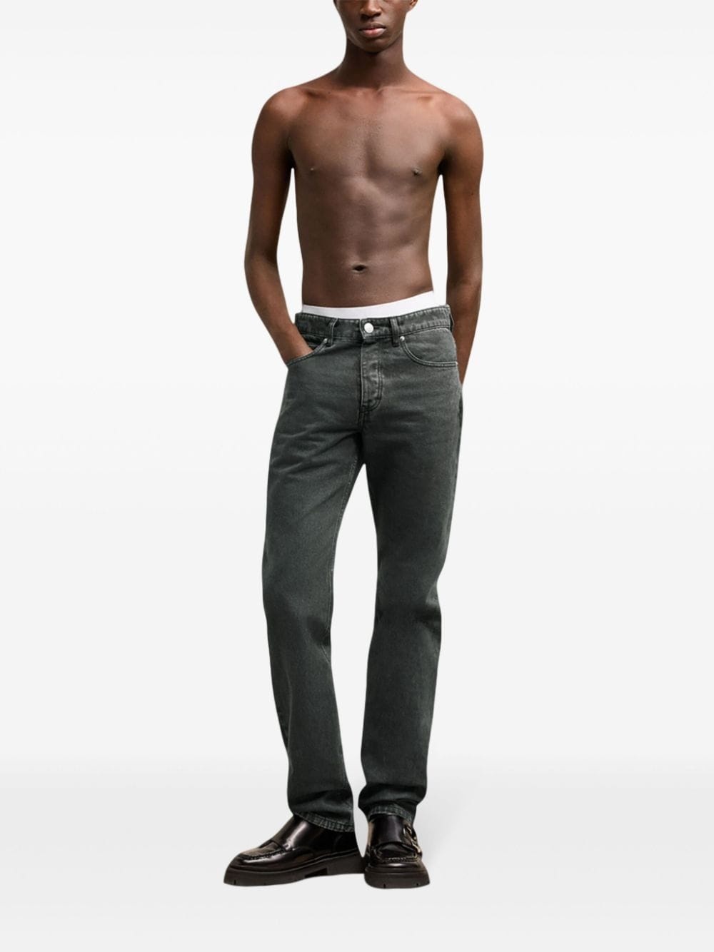logo patch classic jeans - 2