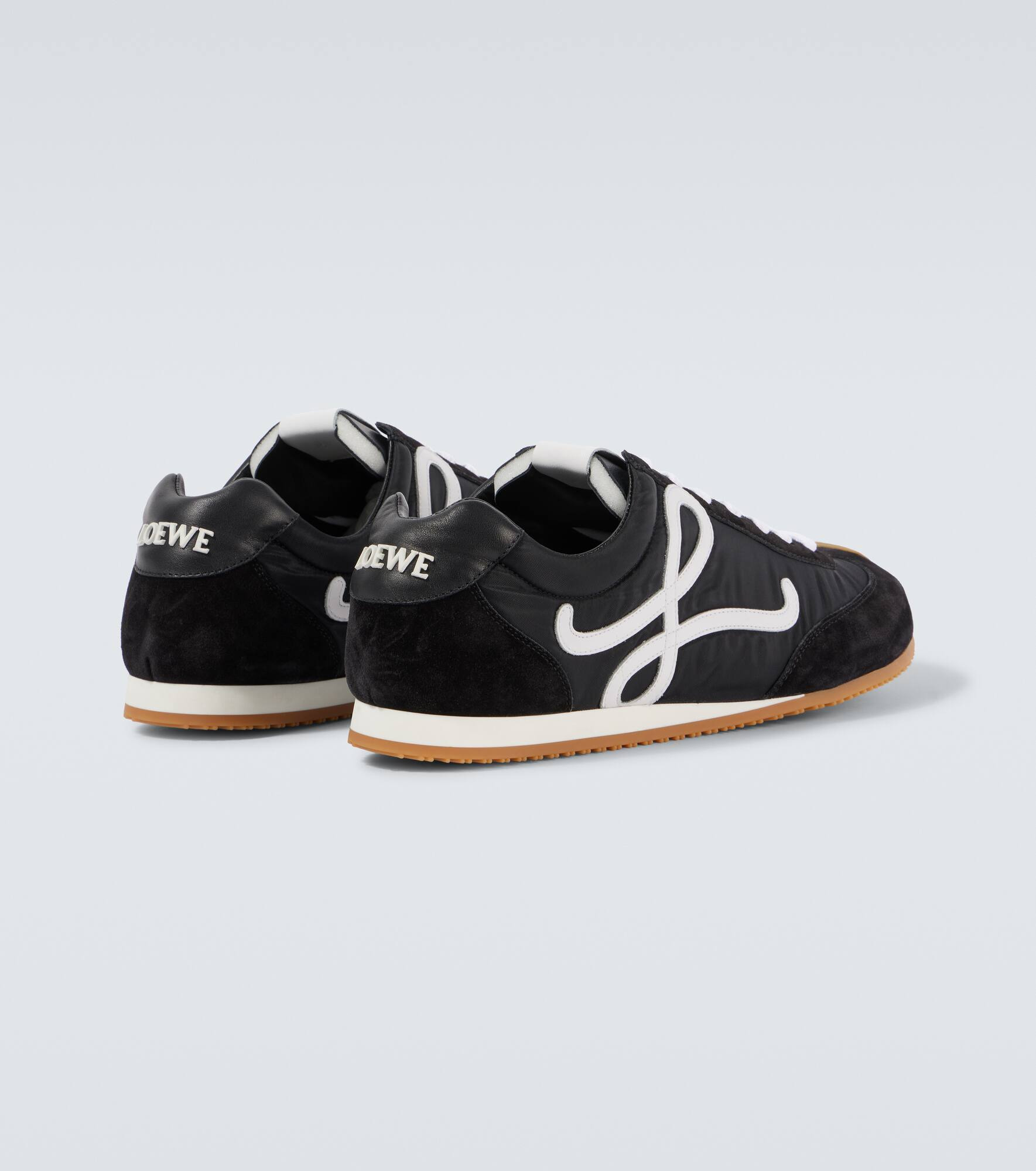 Ballet Runner 2.0 leather-trimmed sneakers - 6