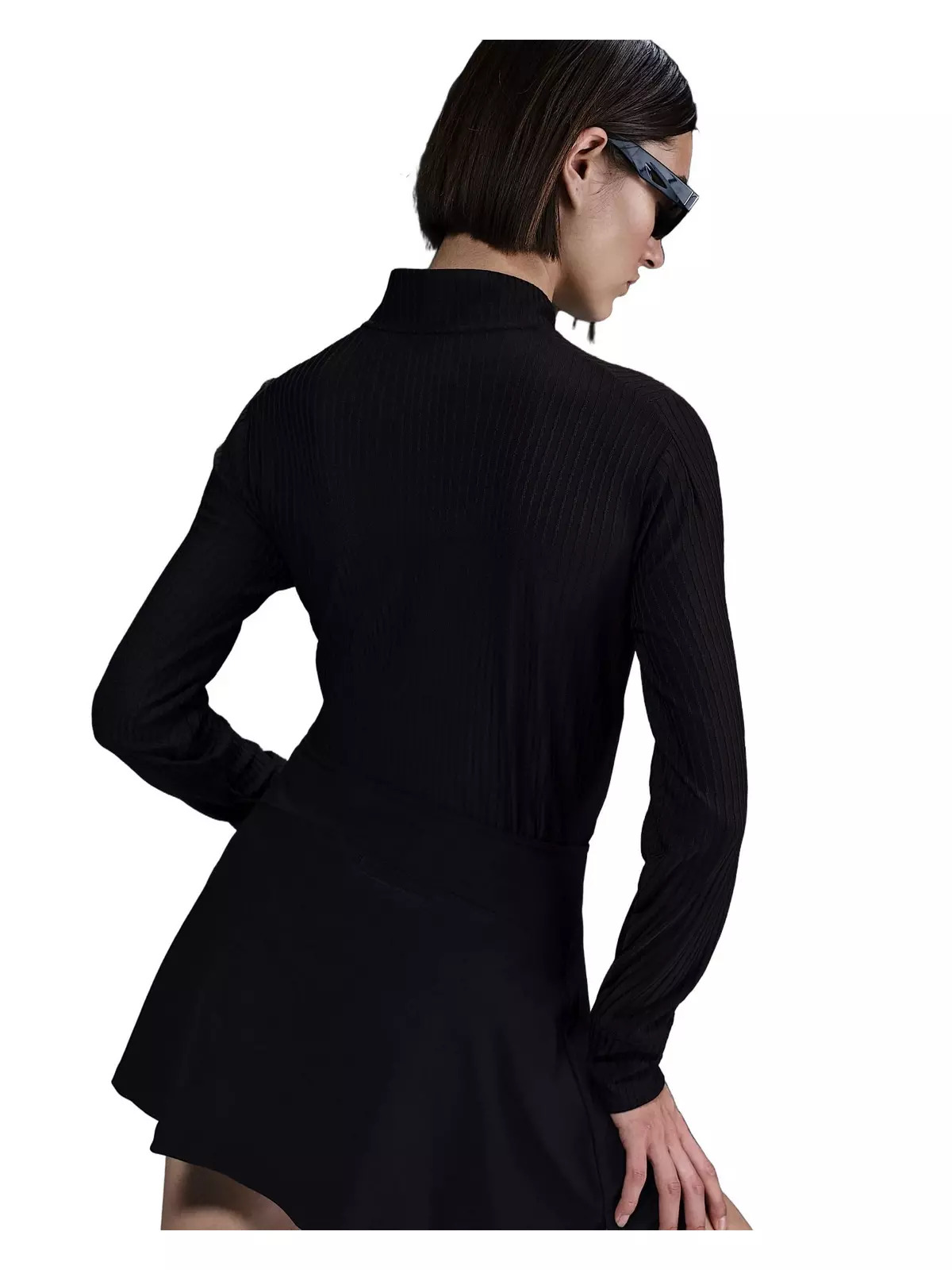 Women's Tour Dri-FIT ADV 1/2 Zip Golf Top - Black - 2