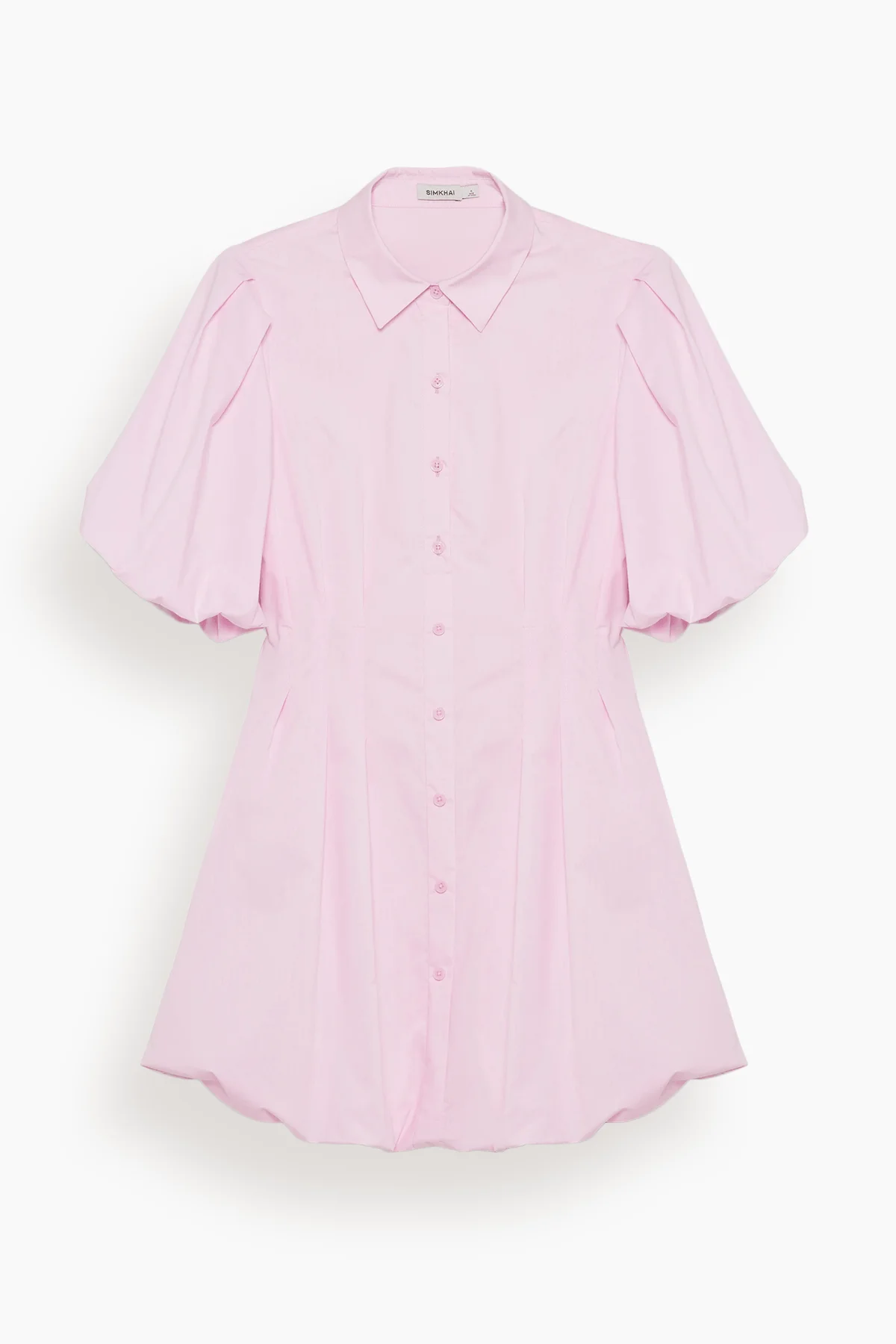 Cleo Balloon Pintuck Mini Dress in Tulip - 1