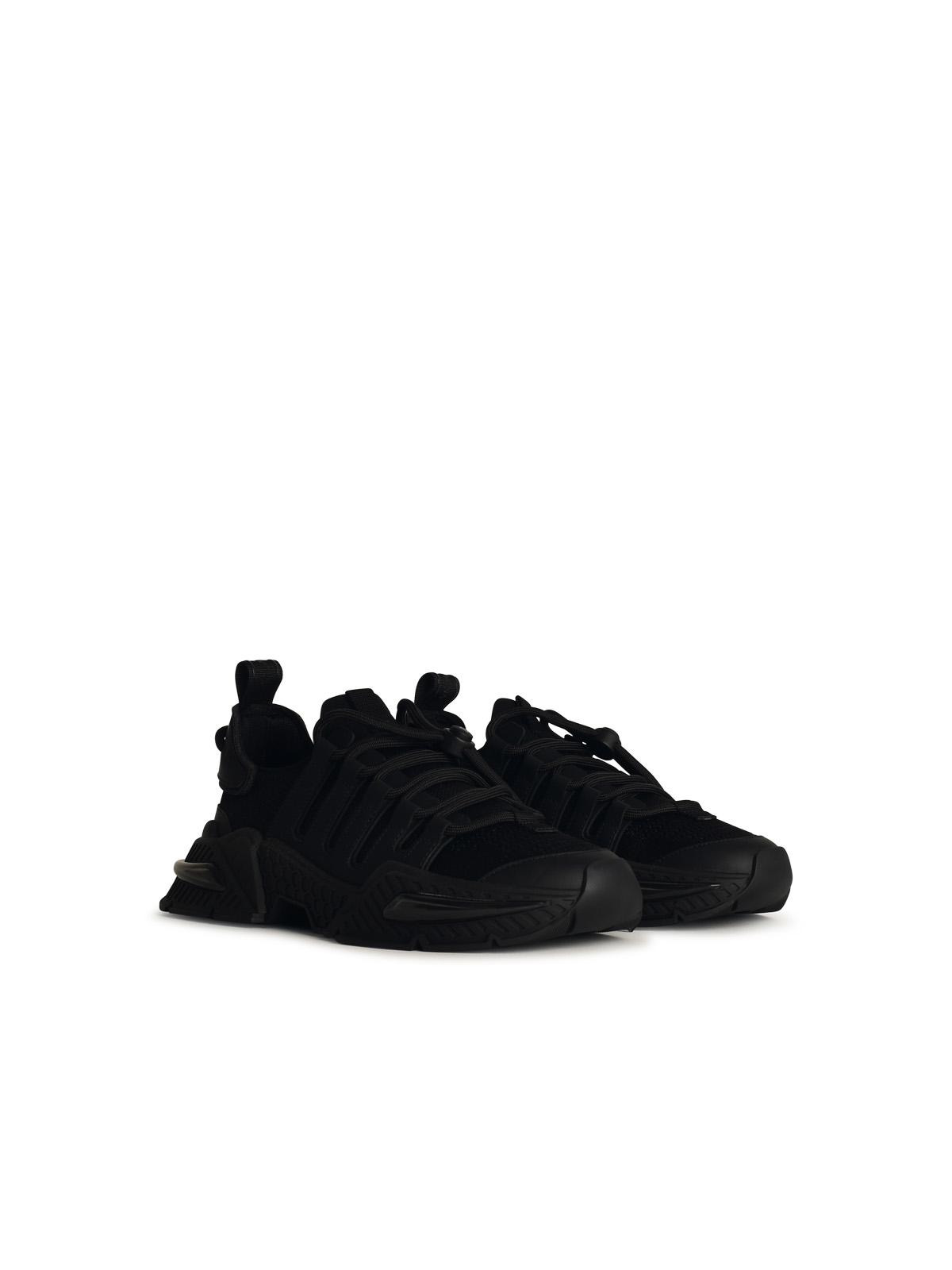 Dolce & Gabbana Black Nylon Blend Sneakers Men - 2