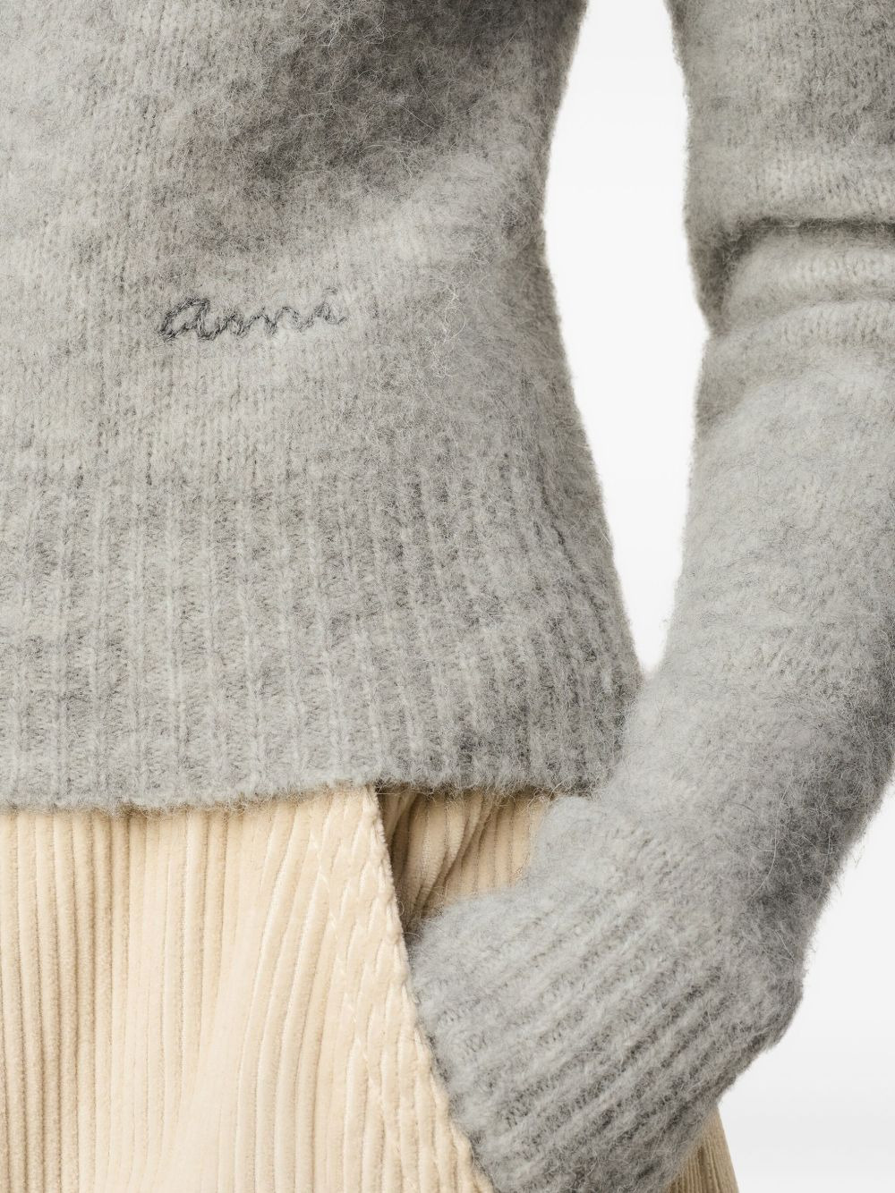 logo-embroidered sweater - 6
