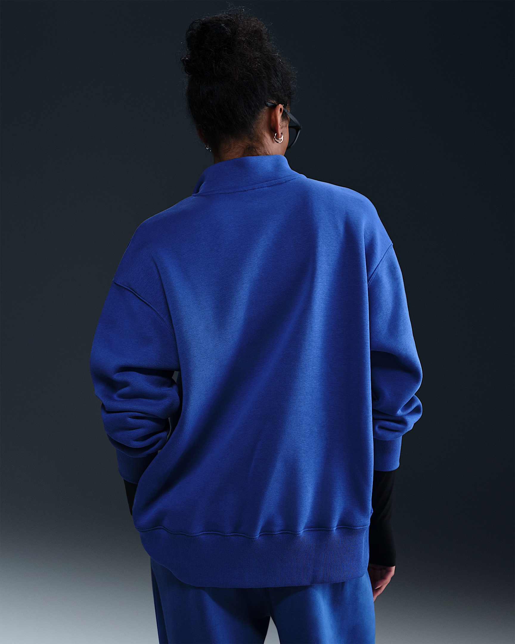 Nike Sportswear Phoenix Fleece Women's Oversized 1/4-Zip Long Sweatshirt - 2