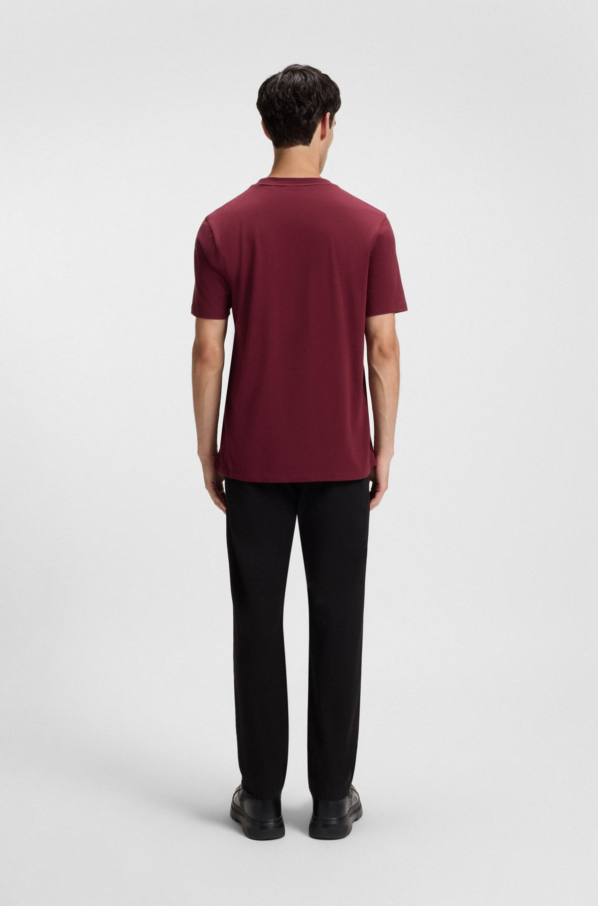 REGULAR-FIT T-SHIRT IN COTTON JERSEY WITH LOGO ARTWORK - 5