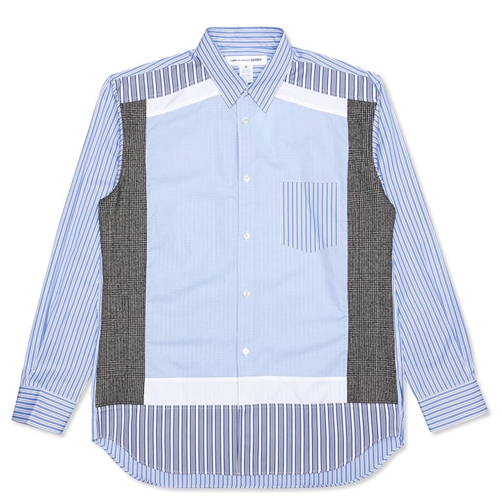 COMME DES GARCONS SHIRT MENS WOOL - STRIPE/MIX - 1