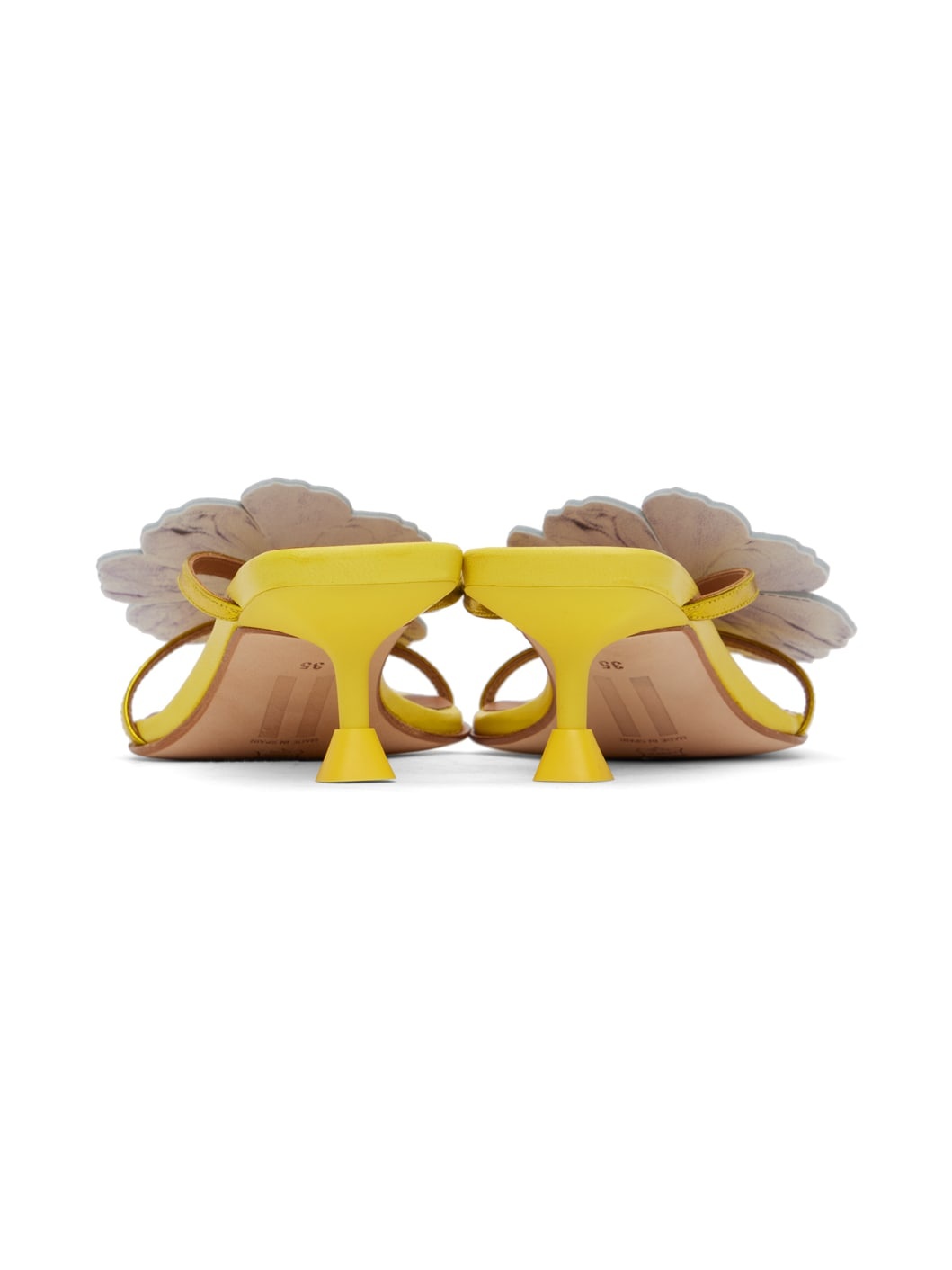 【関税込み】Miista イエロー Lourdes ヒールサンダル MIISTA Yellow Lourdes Heeled Sandals | REVERSIBLE