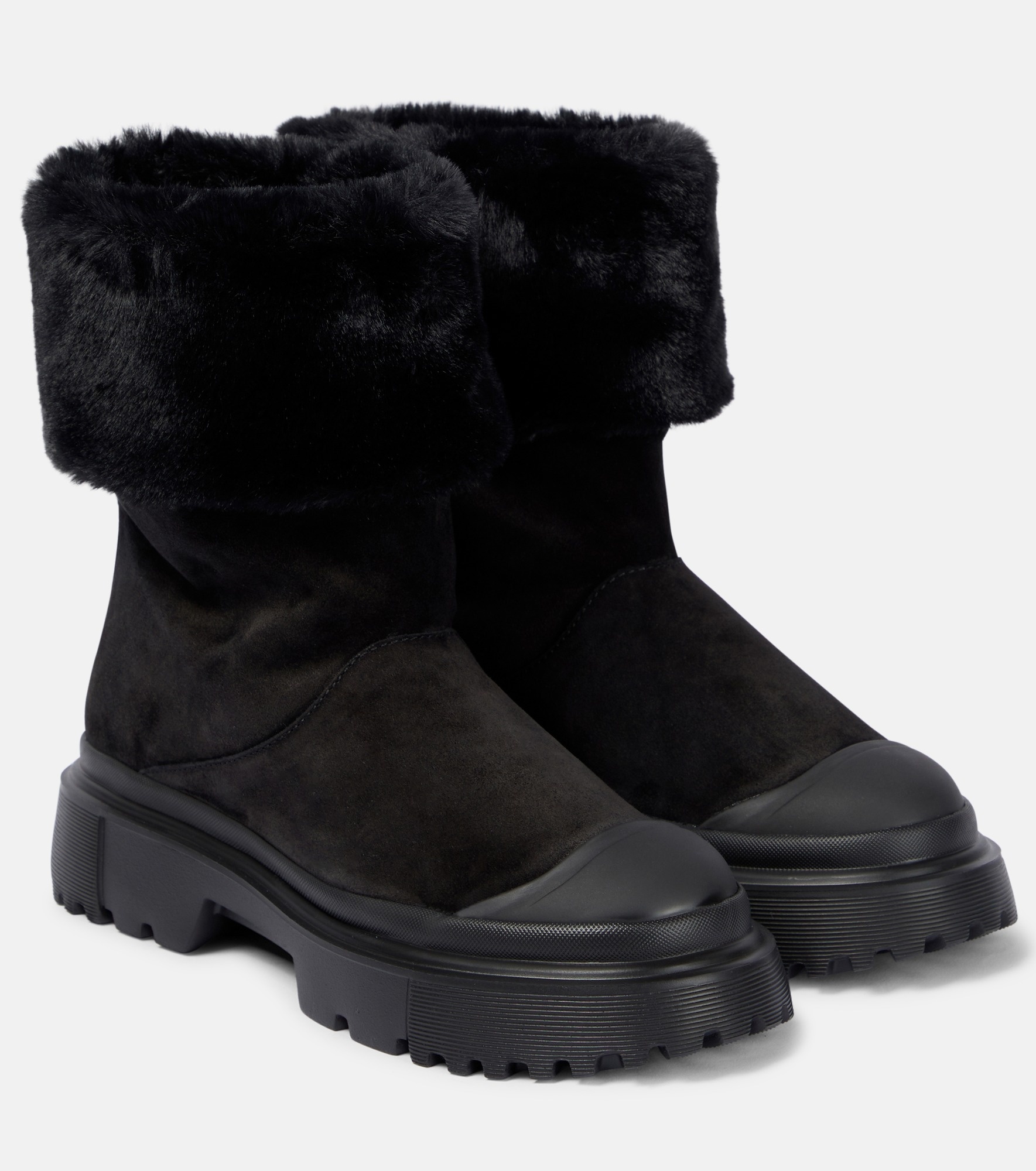 H619 suede ankle boots - 1