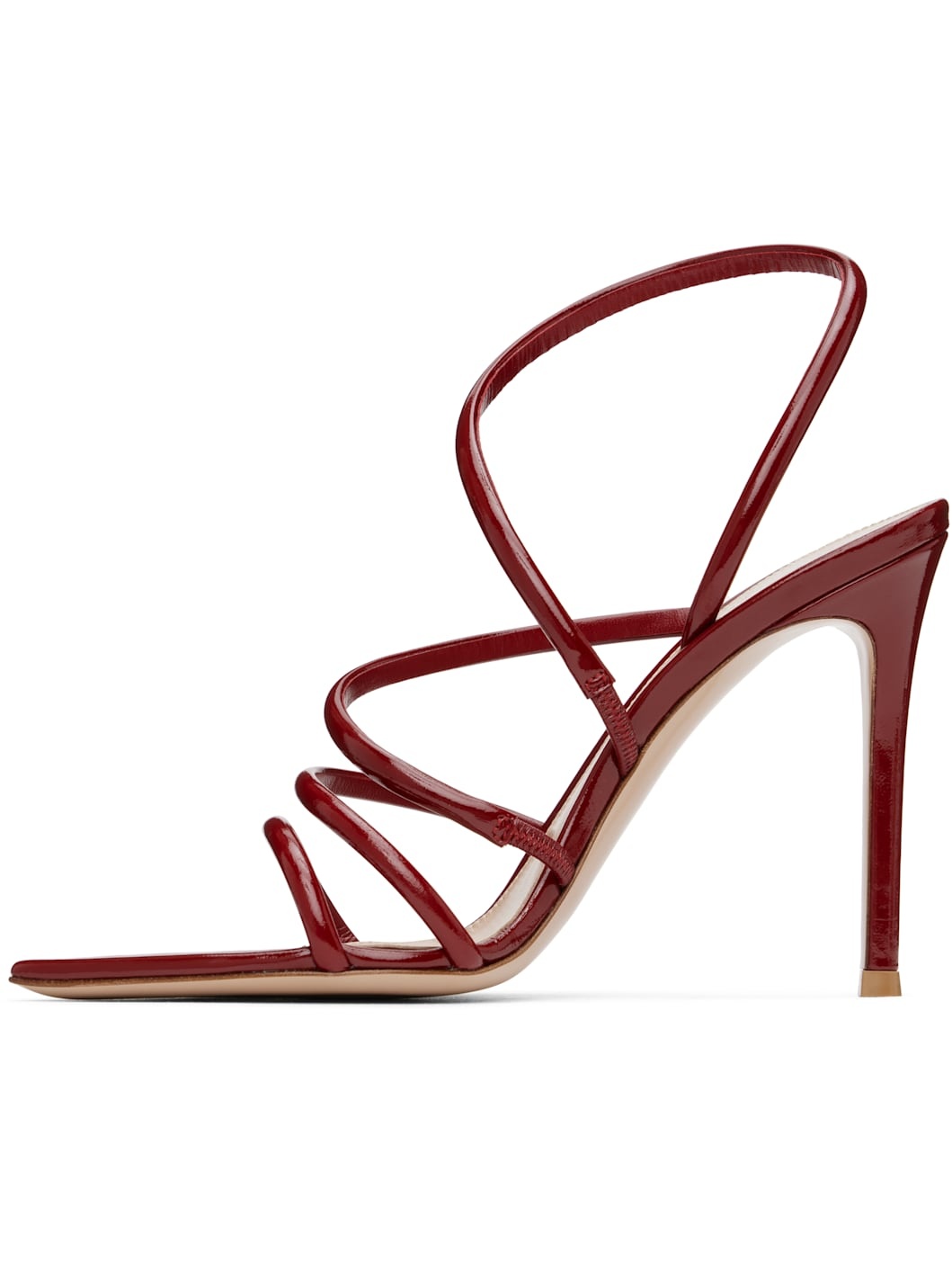 Red Ettie Heeled Sandals - 3