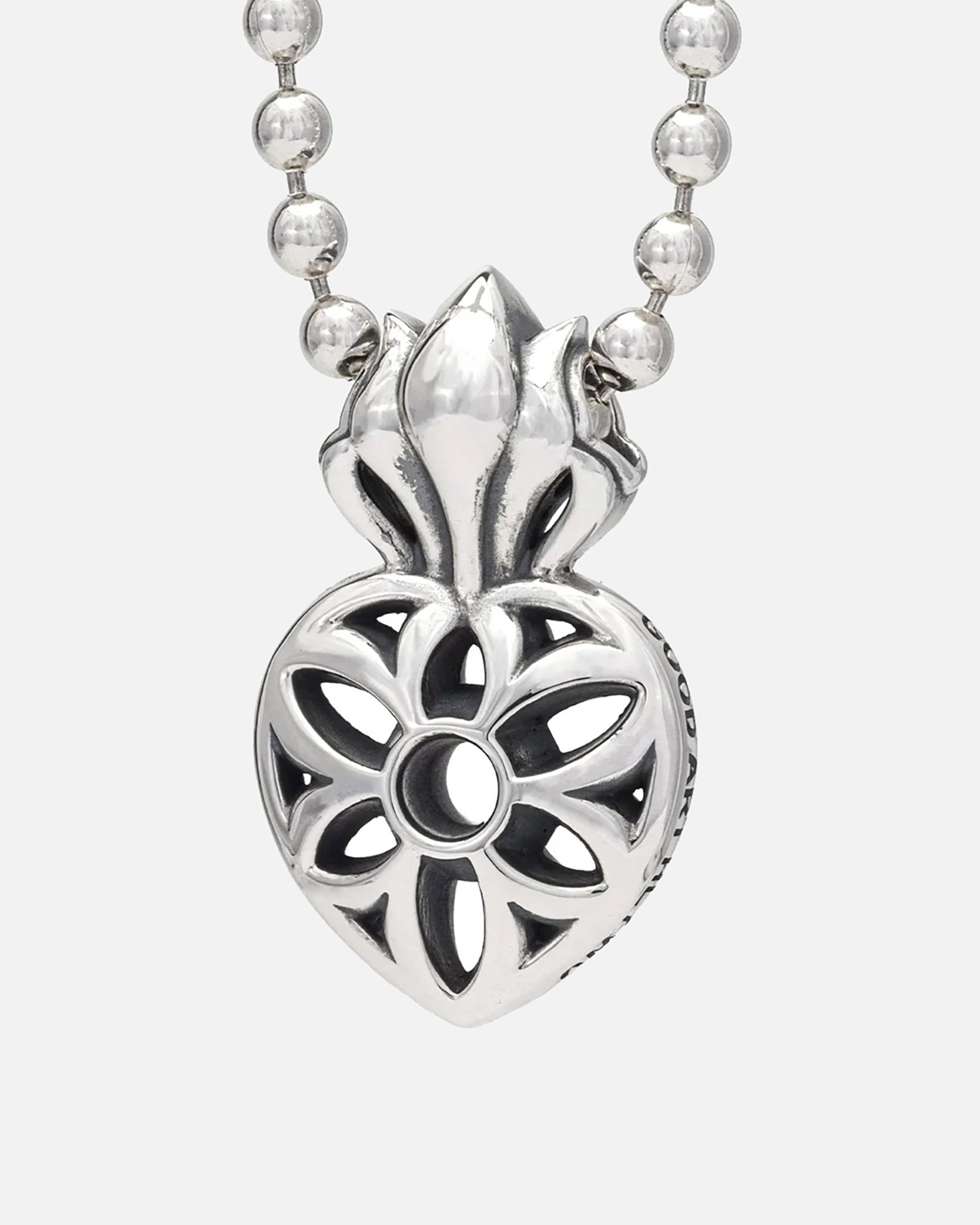 PS-SACREDHRS-LRG GOOD ART HLYWD Large Sacred Rosette Pendant - Sterling Silver - 1