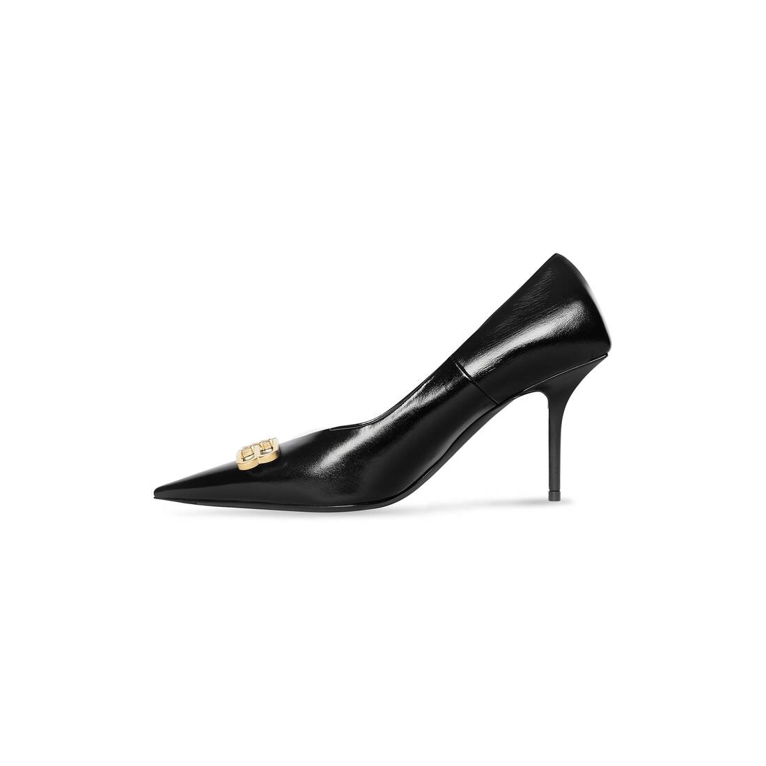 Women's Square Knife Bb 80mm Pump  in Black - 4