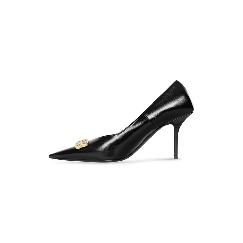 BALENCIAGA Women's Square Knife Bb 80mm Pump  in Black outlook