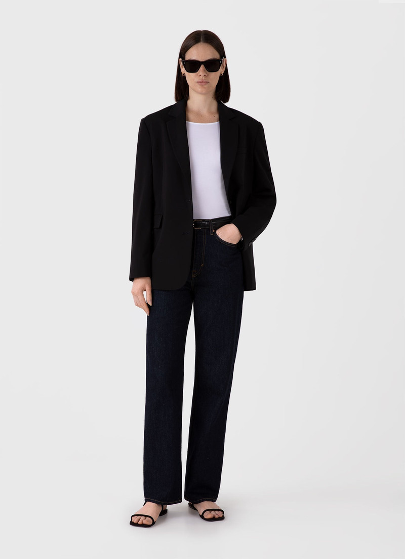 Sunspel Stretch Cotton Scoop Back Top outlook