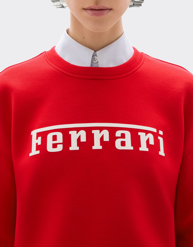 Scuba sweatshirt with Ferrari logo 5