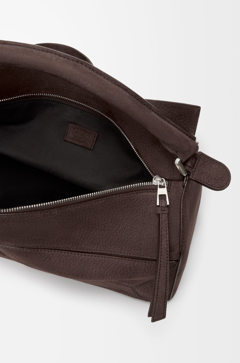 Large Puzzle bag in grained nubuck 8
