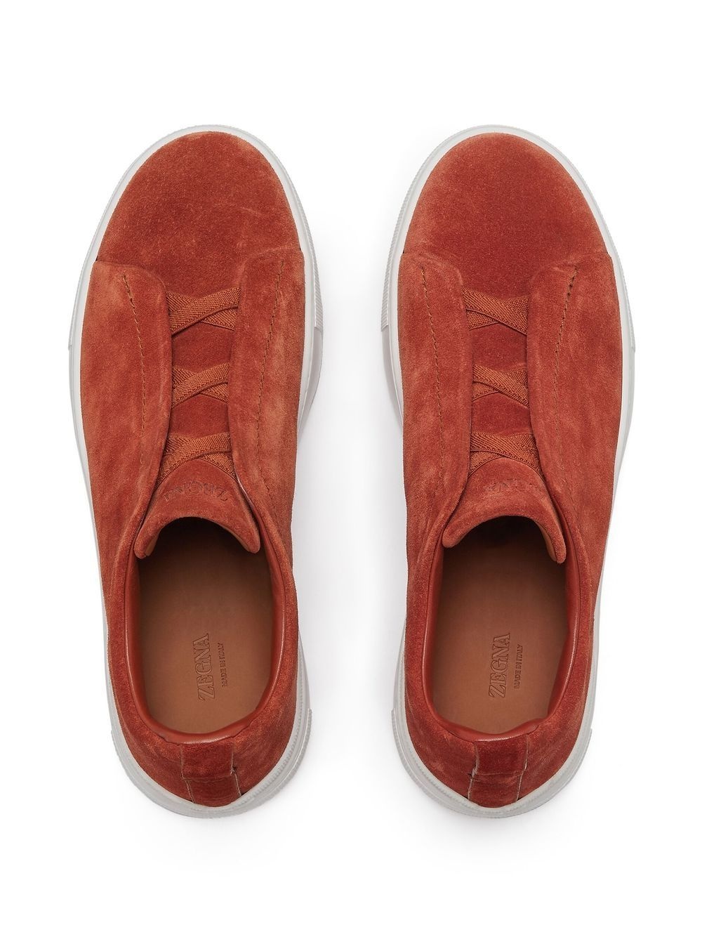 Triple Stitch suede sneakers - 3