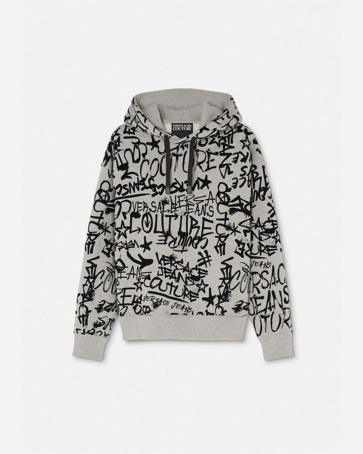 Graffiti Flock Hoodie - 1