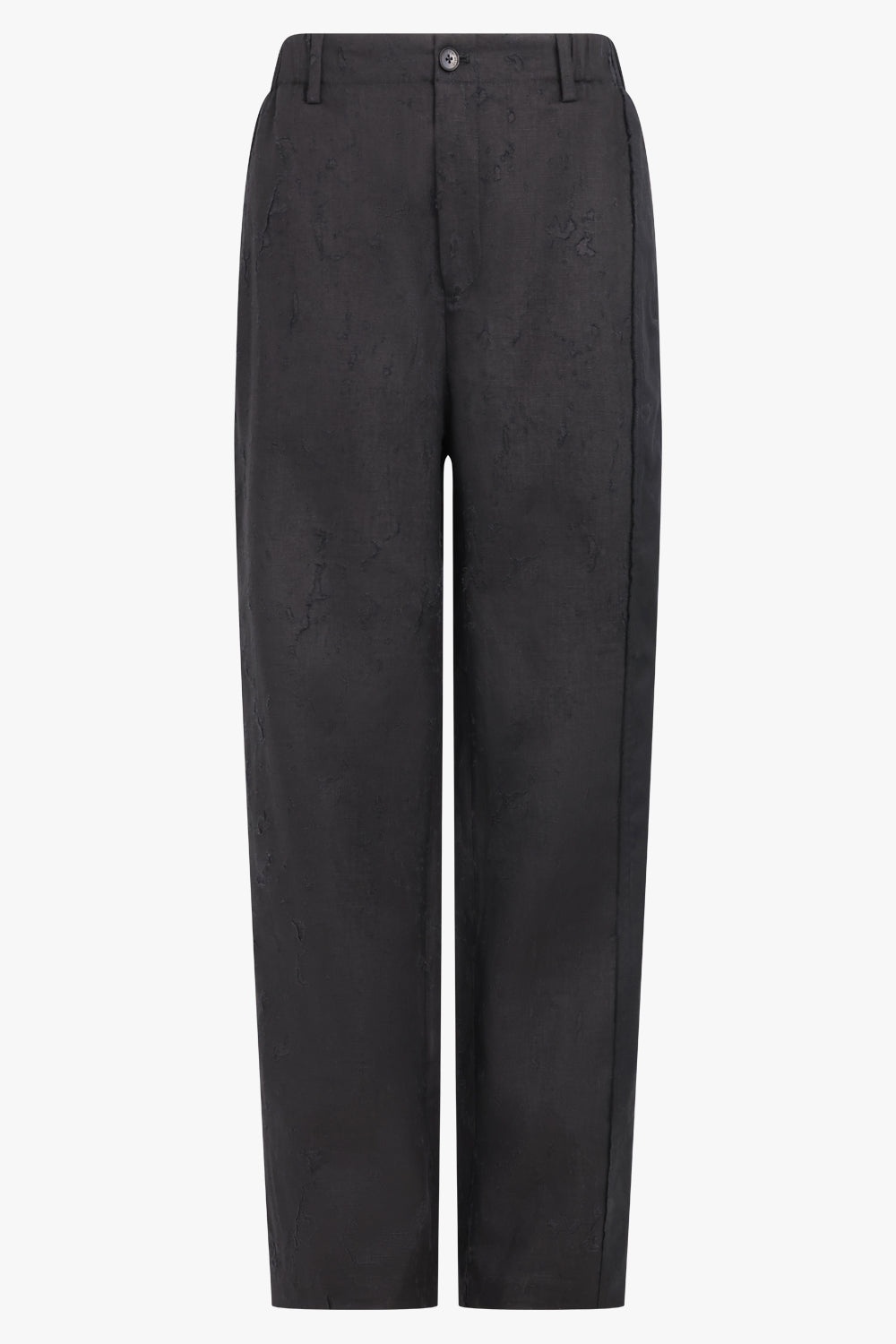 RAW EDGE PANEL TROUSER | BLACK - 1