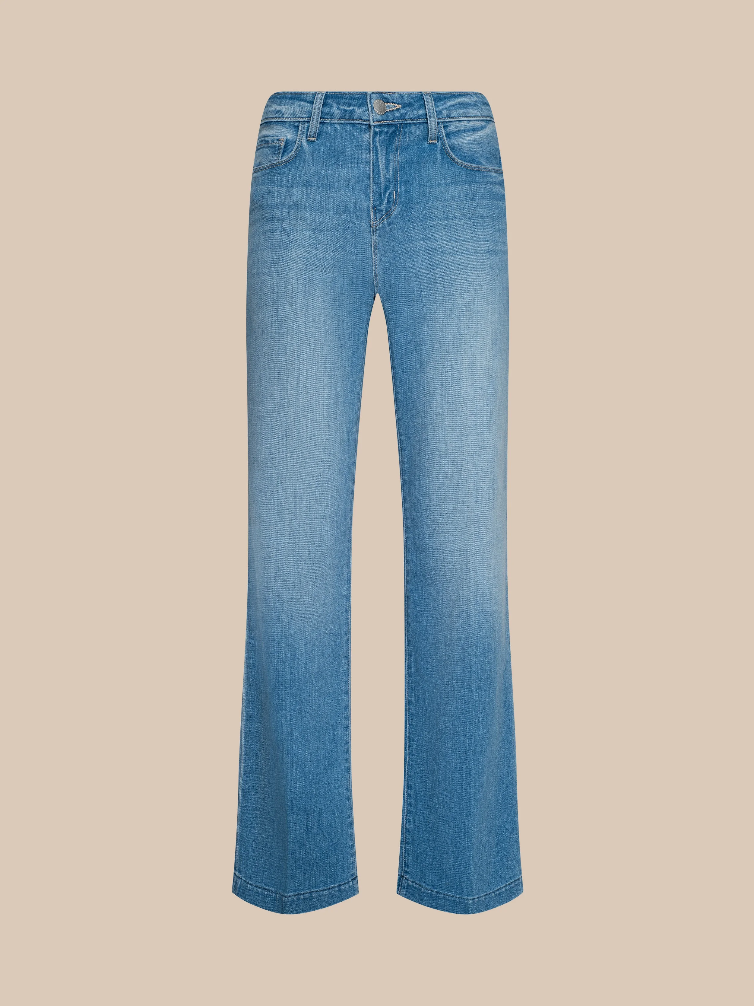 Joanne Low-Rise Wide-Leg Jean - 1