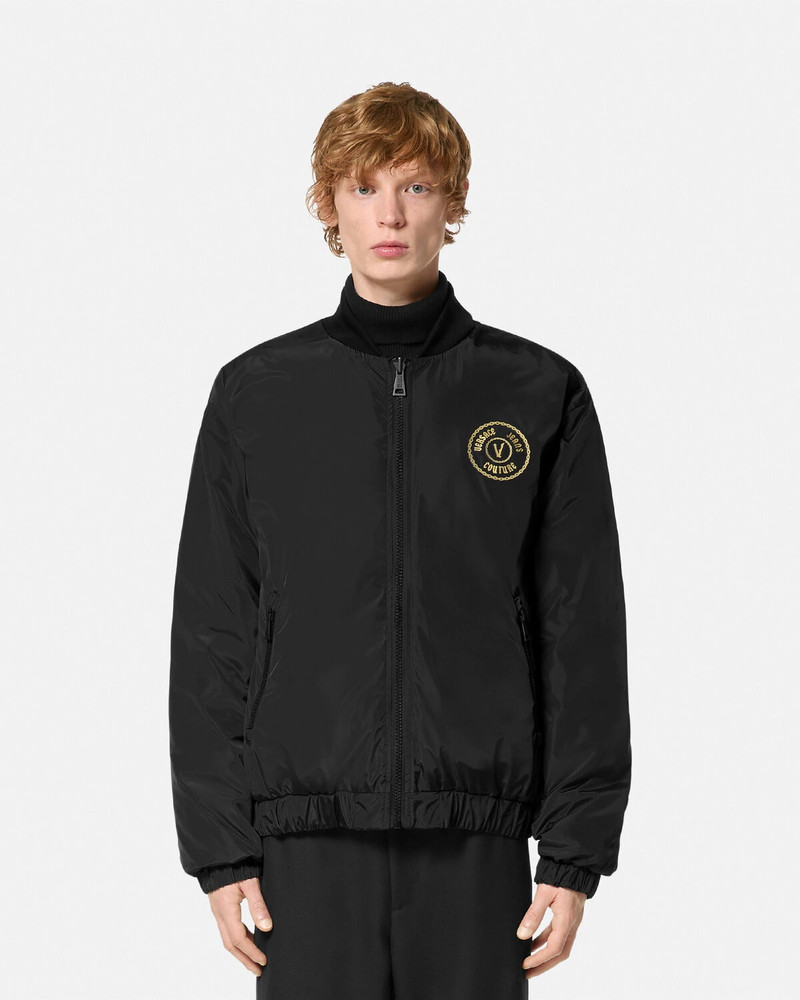 Chain Couture Reversible Puffer Jacket 7