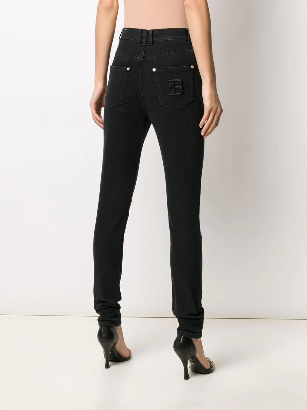 high-rise skinny jeans - 4