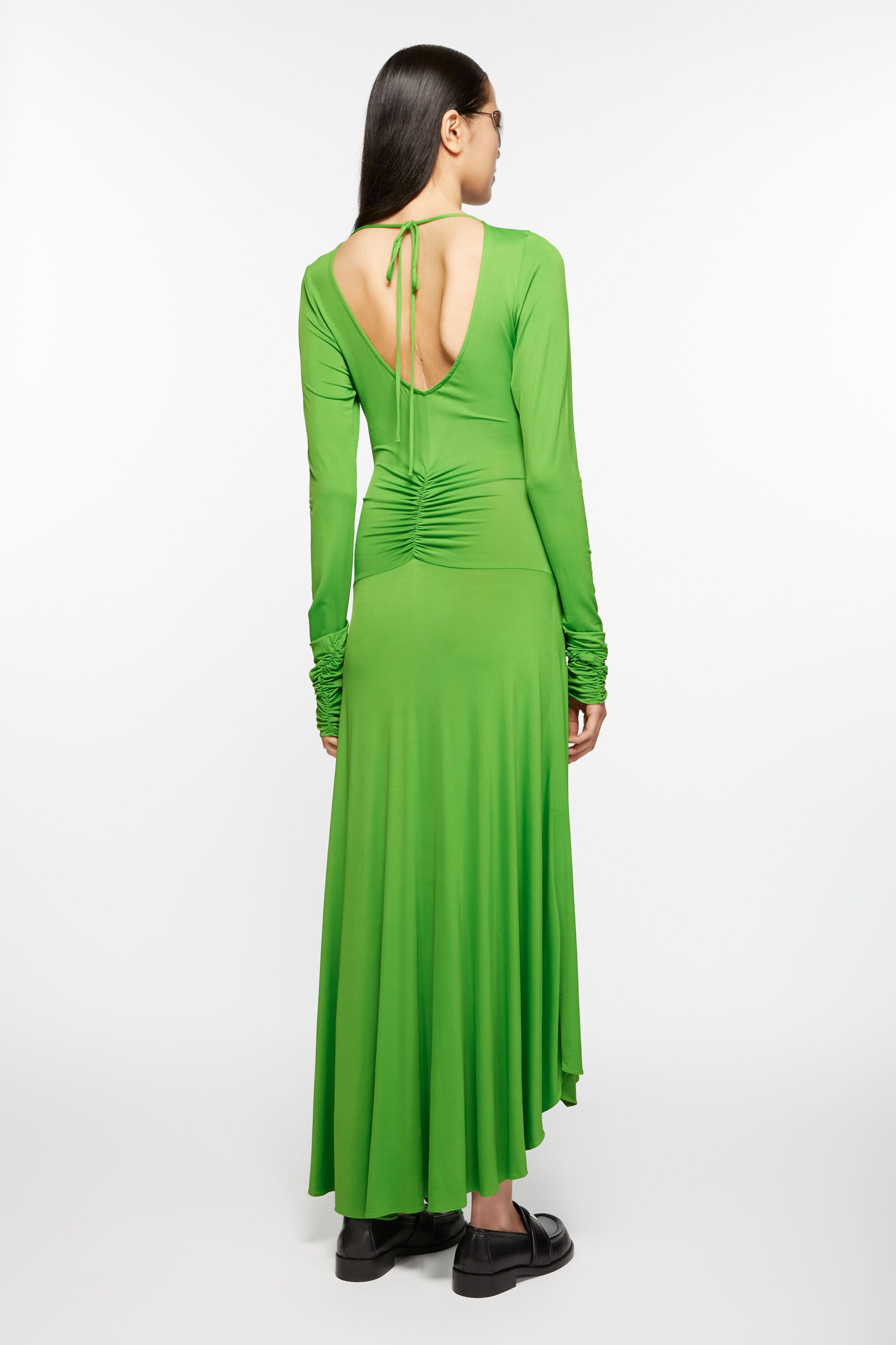 Acne Studios Long sleeve dress - Bright Green | REVERSIBLE