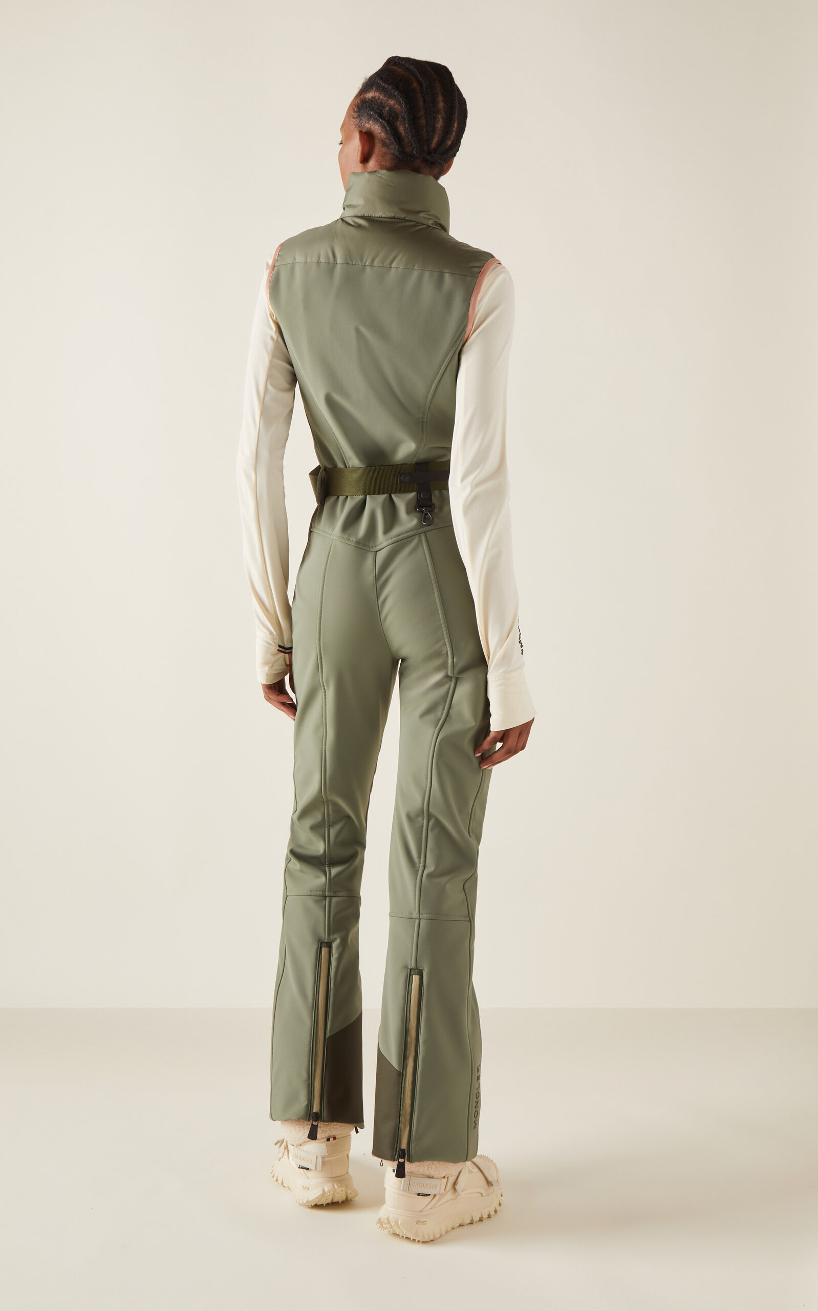 Technical Stretch-Nylon Ski Suit green - 4