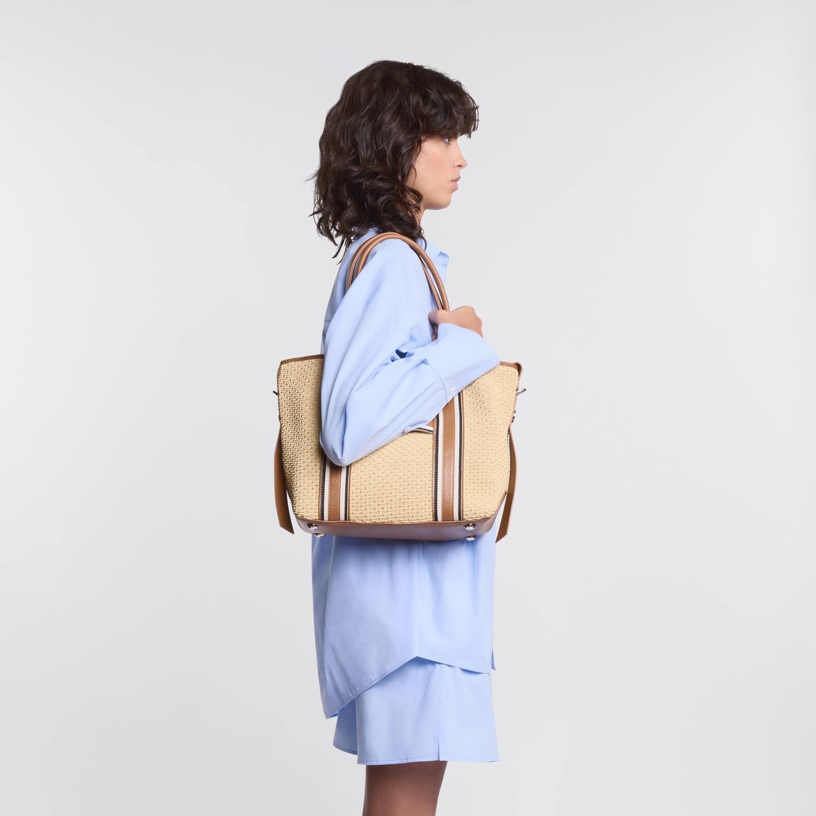 Hogan Script Shopping Bag Medium - 8