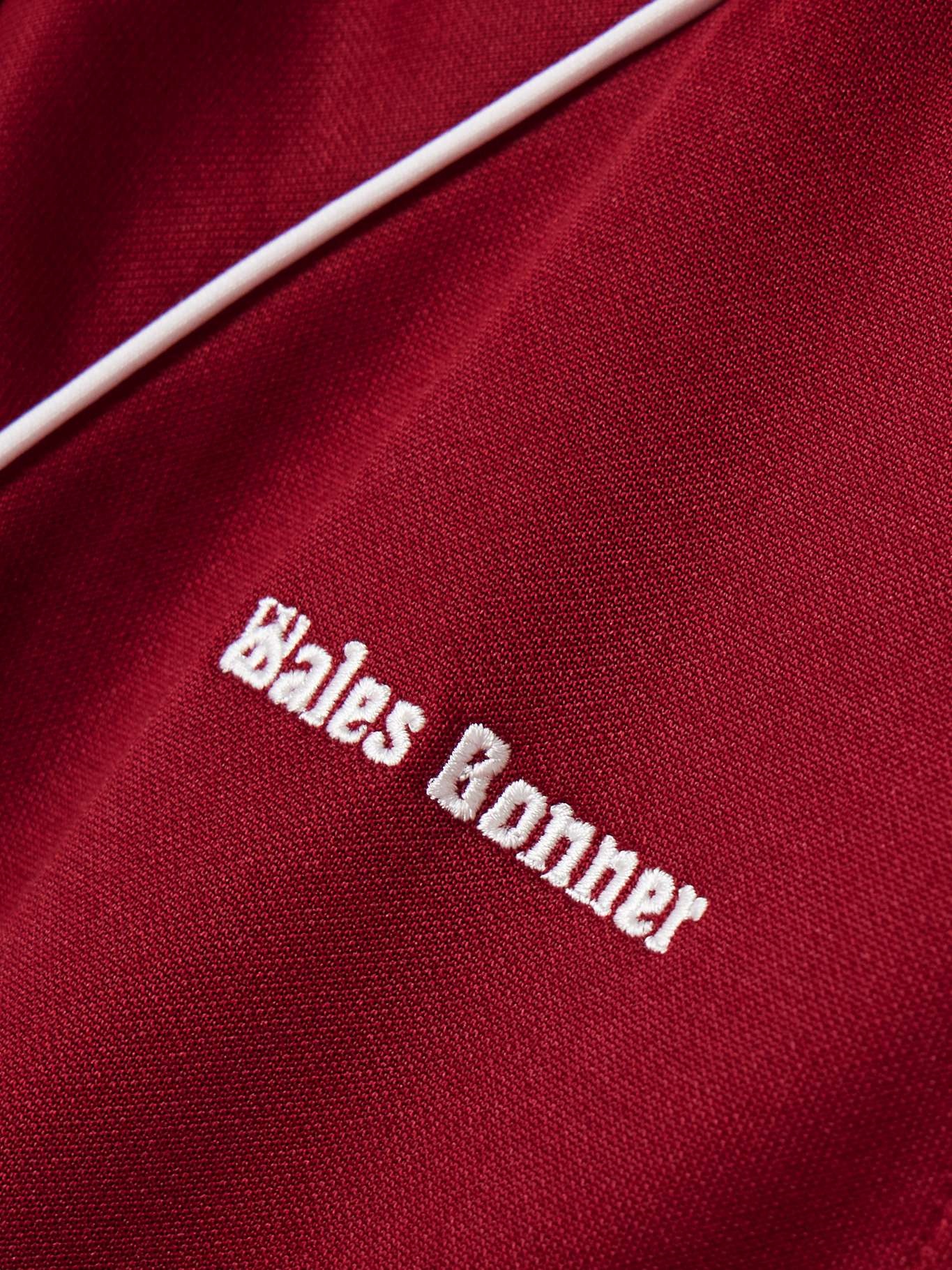 Shine embroidered striped jersey track jacket - 4