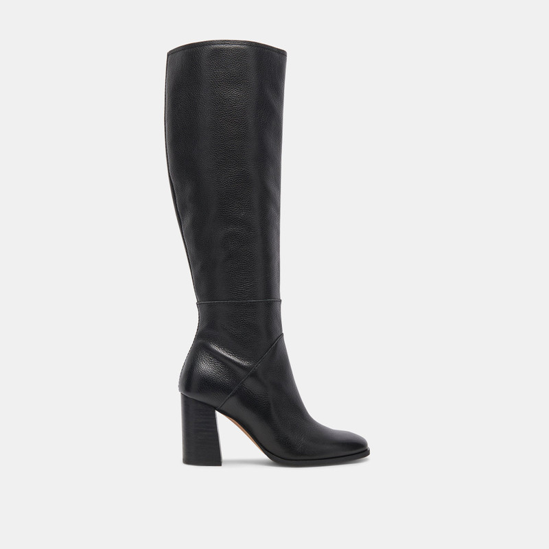 FYNN WIDE CALF BOOTS ONYX LEATHER 1