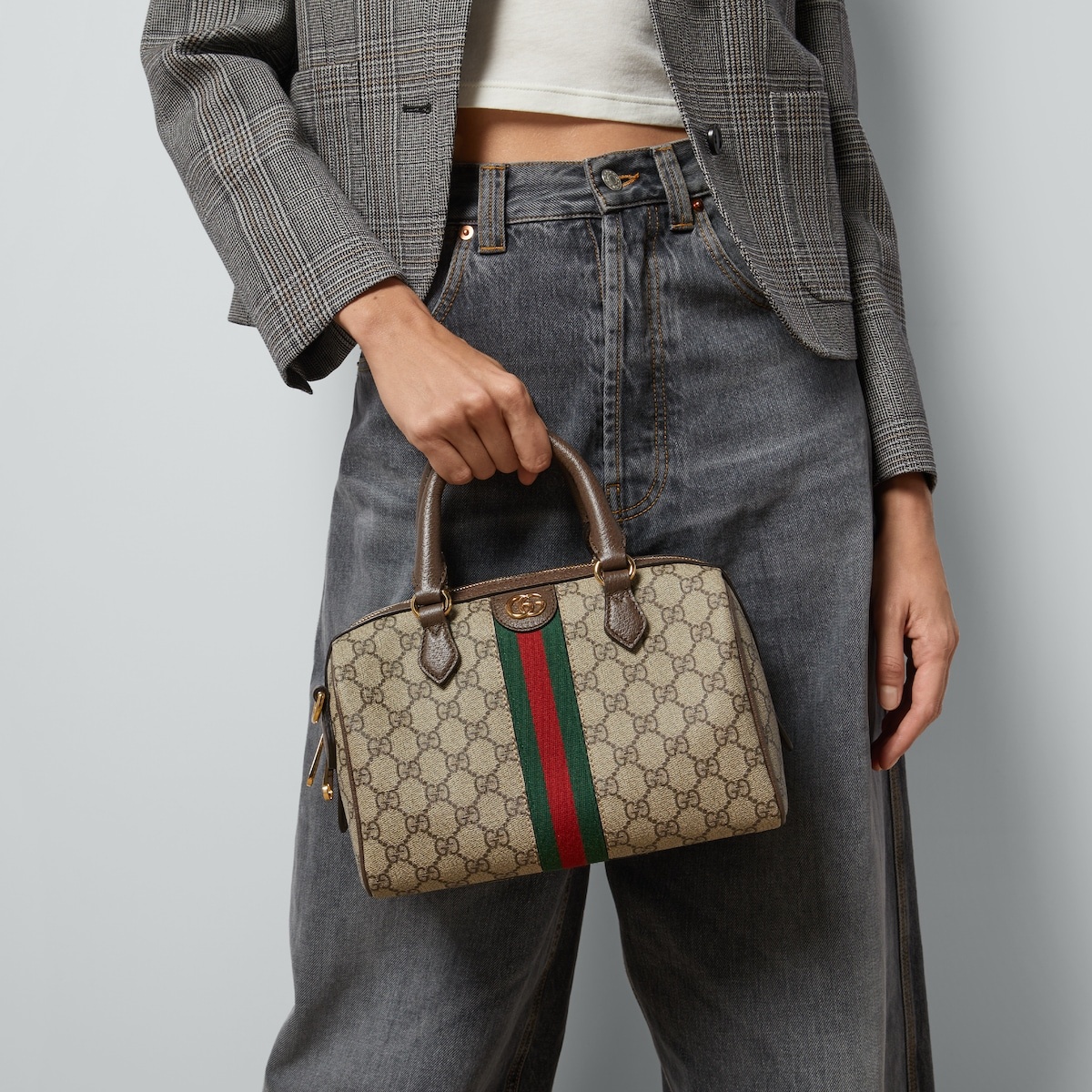 Ophidia GG small top handle bag - 3