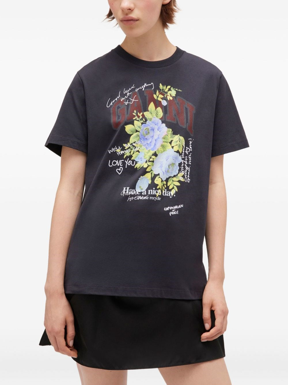 Rose organic cotton t-shirt - 3