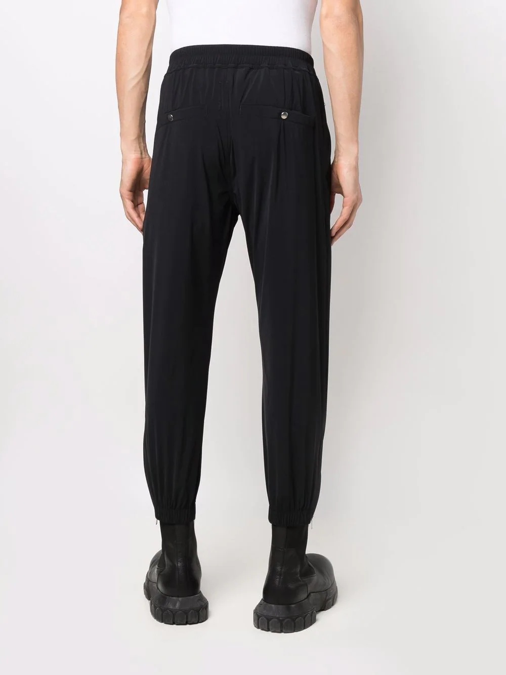 drawstring track pants - 4