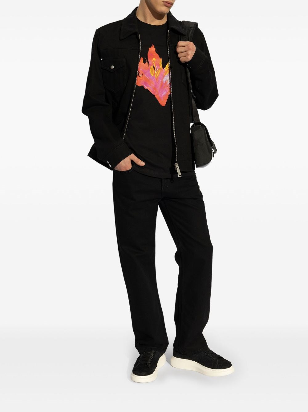 Straight leg denim jeans - 4