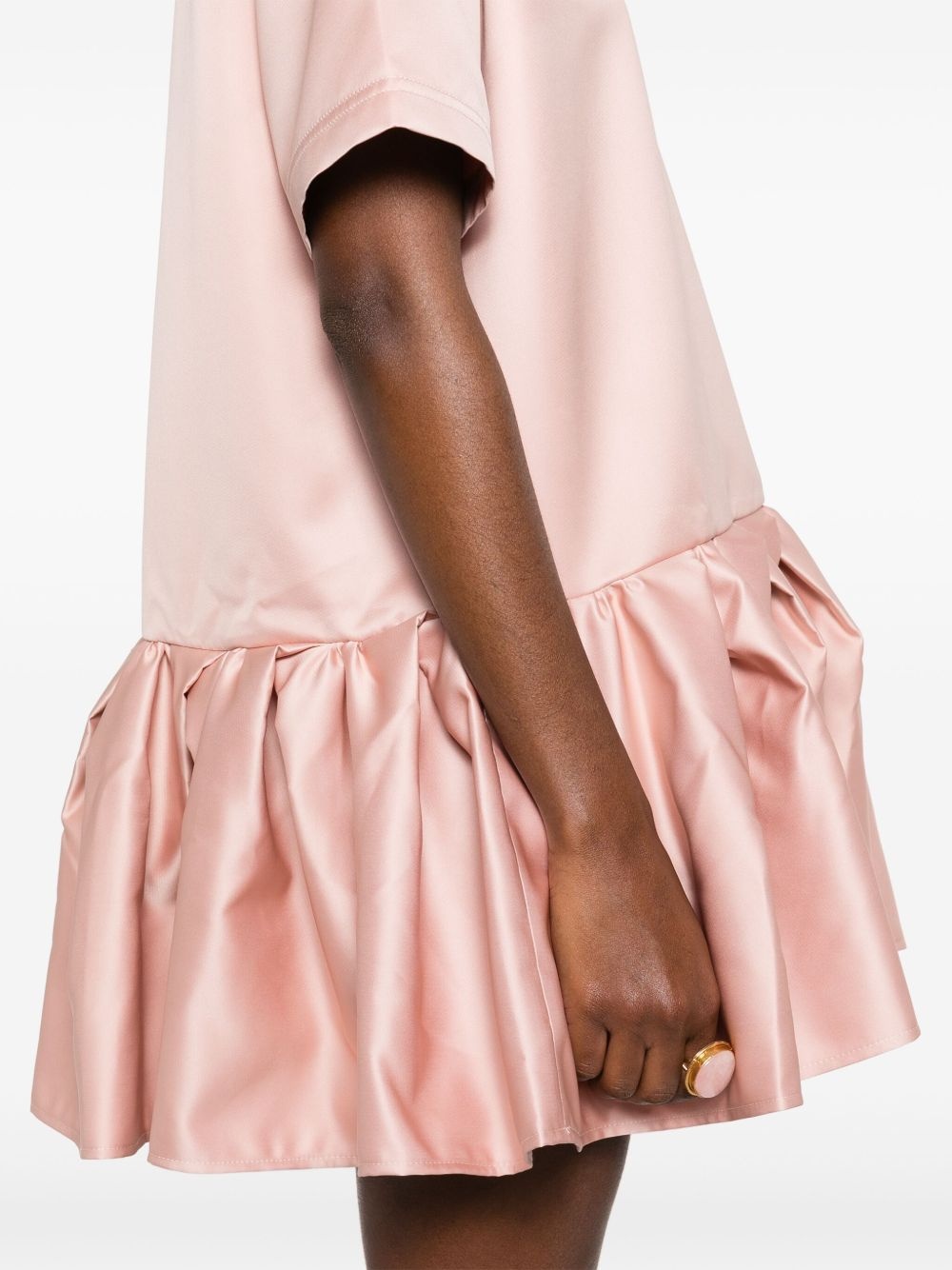 ruffled-skirt mini dress - 5