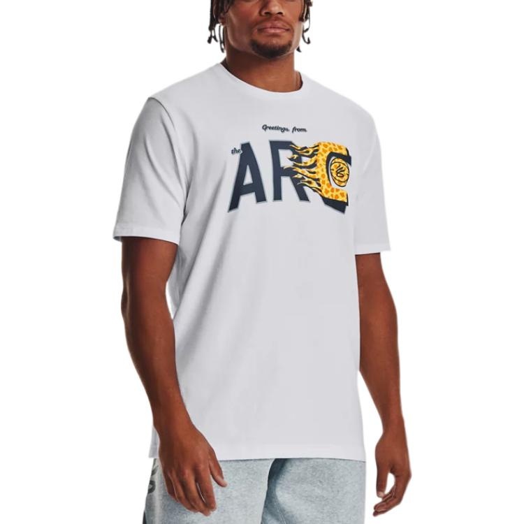 Under Armour Curry ARC Logo T-shirt 'White' 1376804-100 - 3