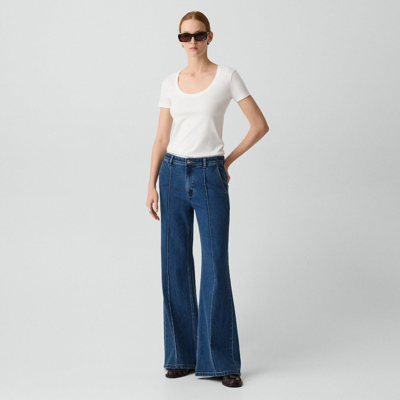 Fluid Flare Jean in Essential Denim 2