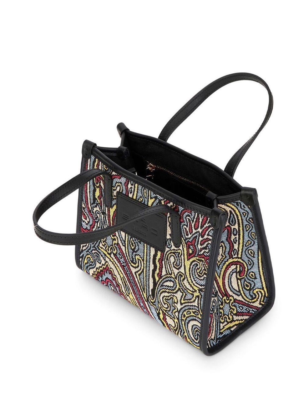 paisley jacquard tote bag - 5