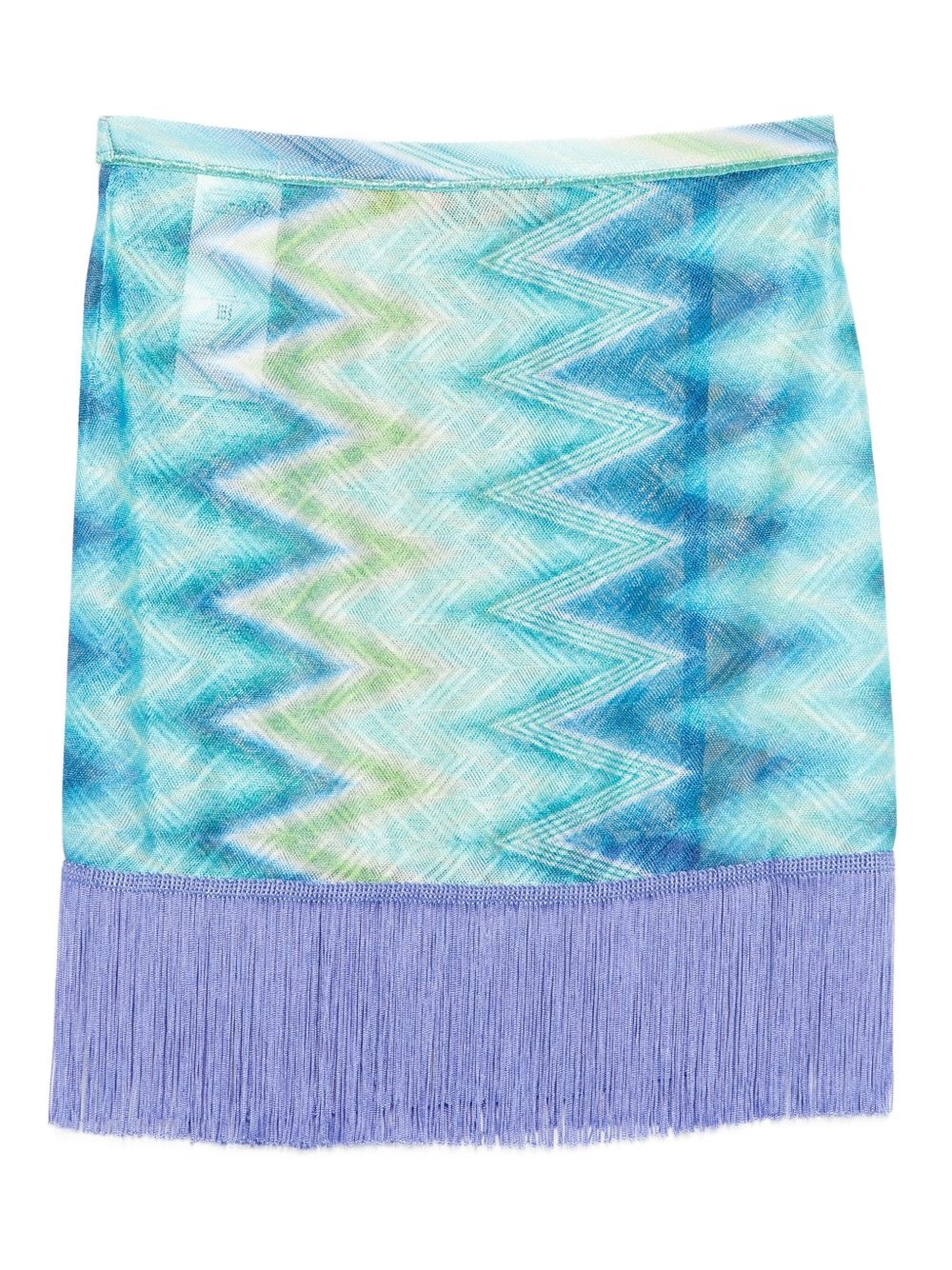 fringed wrap mini skirt - 2