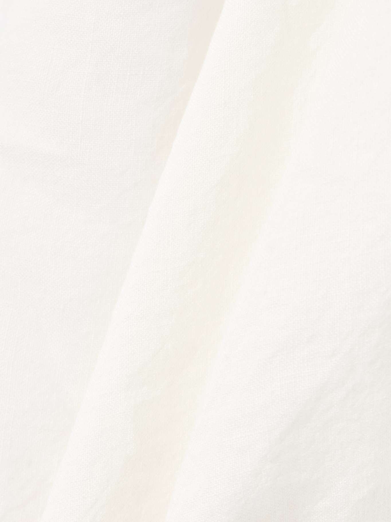 Petra one-shoulder open-back gathered linen top - 4