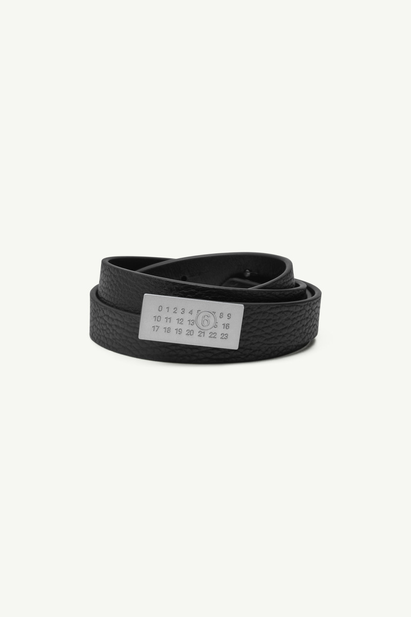Numeric leather belt 1