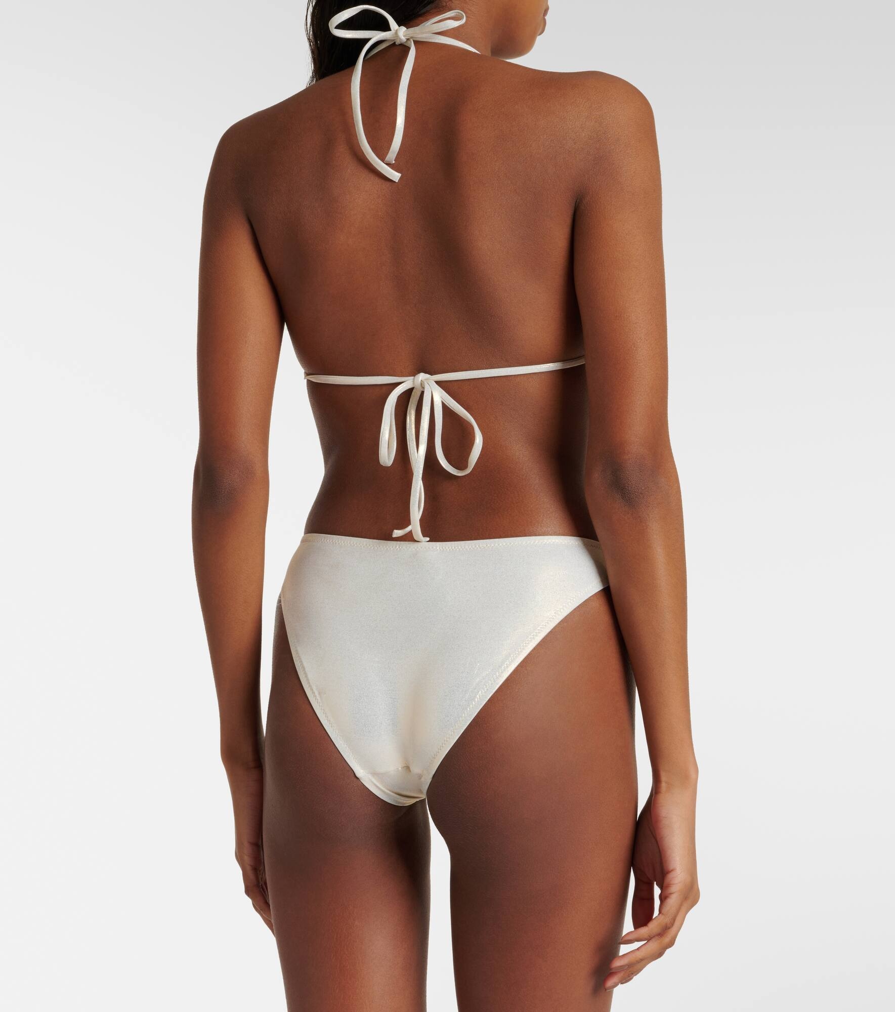 Andorra triangle metallic bikini top - 3