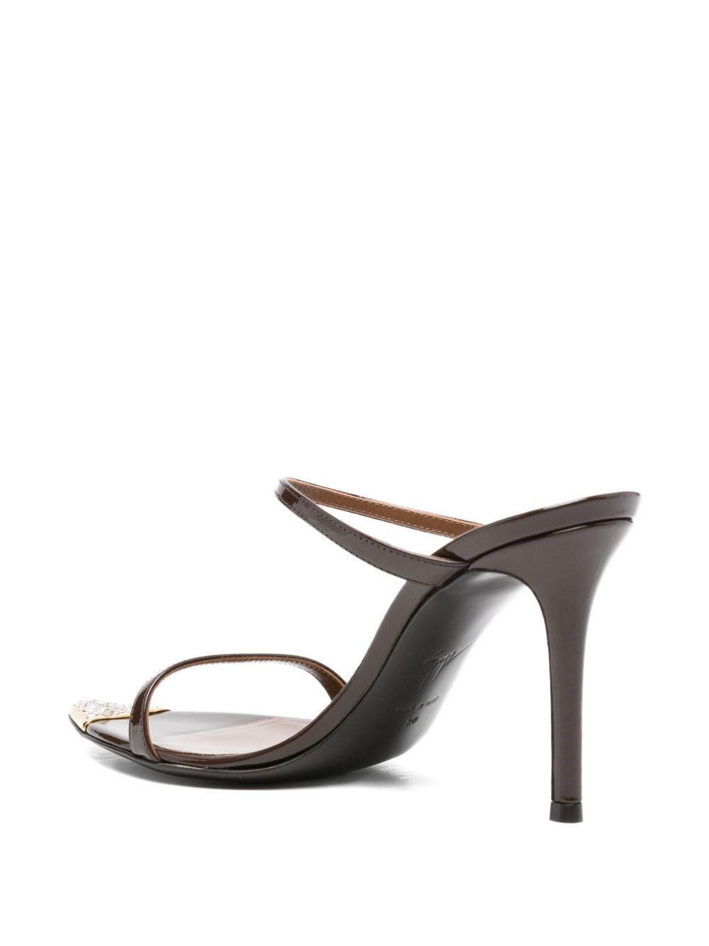 Intriigo patent leather sandals - 4