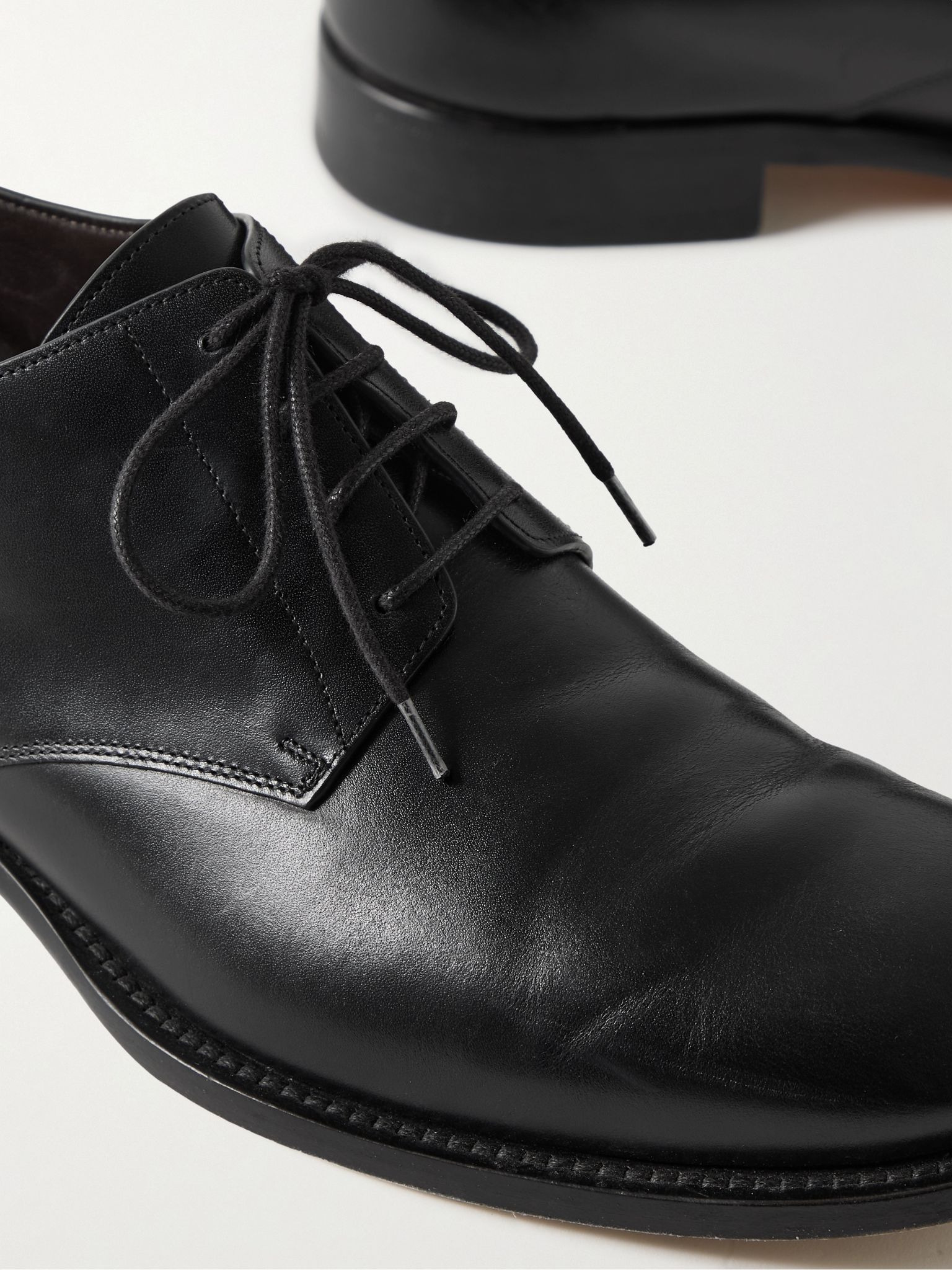 Novus Leather Derby Shoes Black - 5