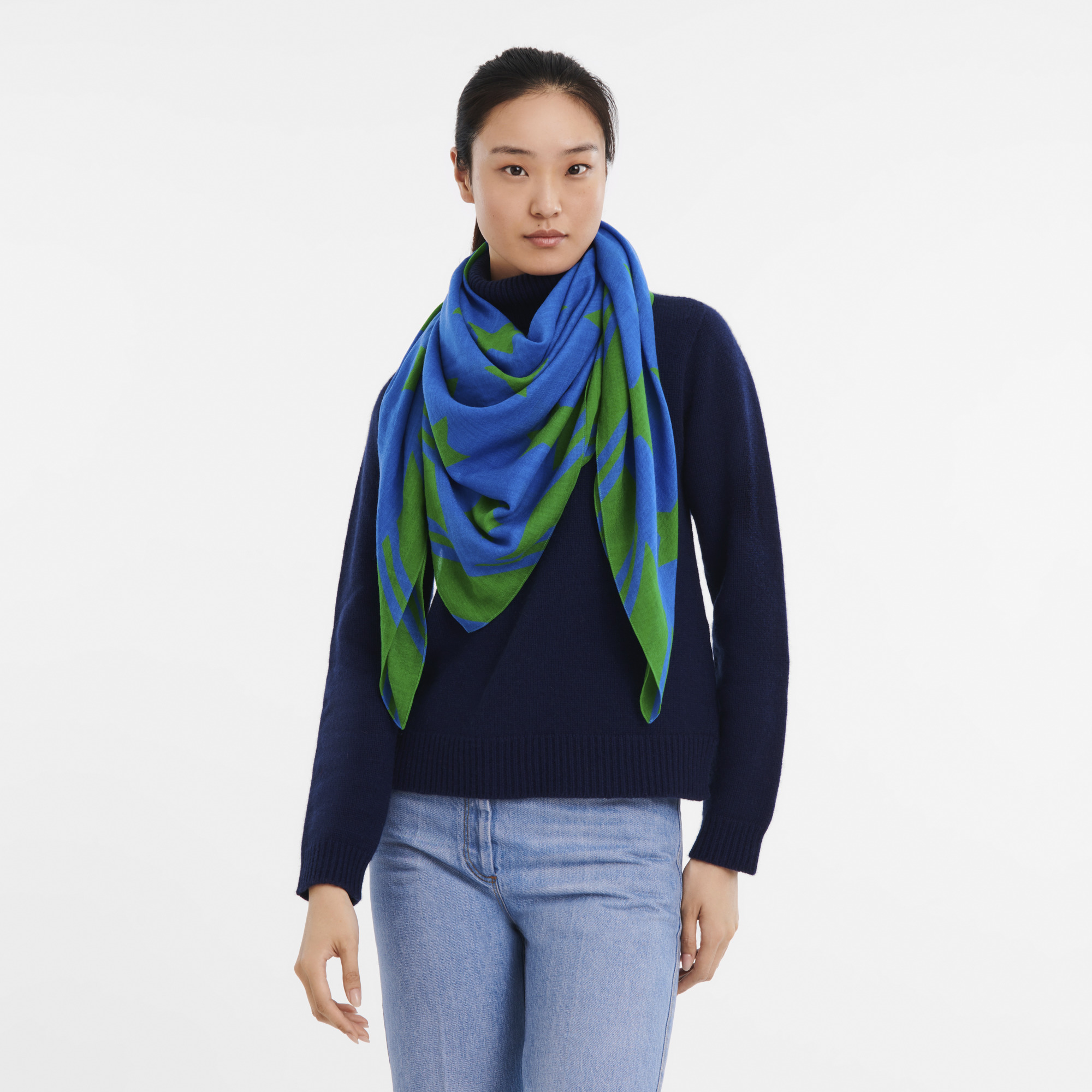 Le Pliage Casaque Stole Cobalt/Lawn - OTHER - 2