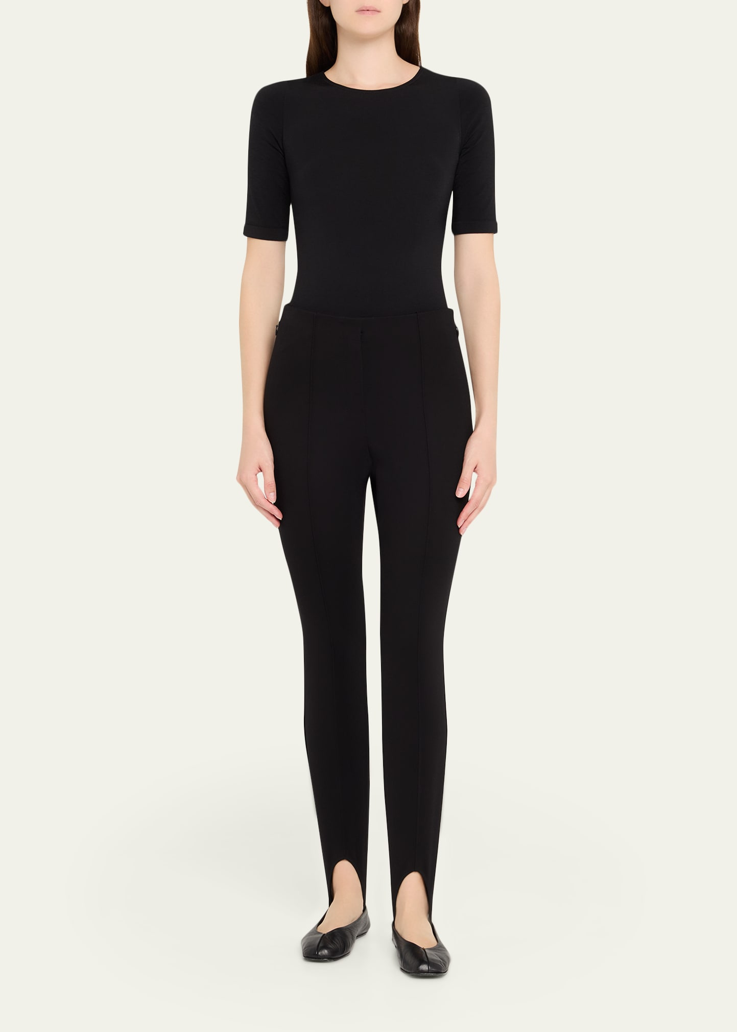 Slim-Fit Stirrup Pants - 2