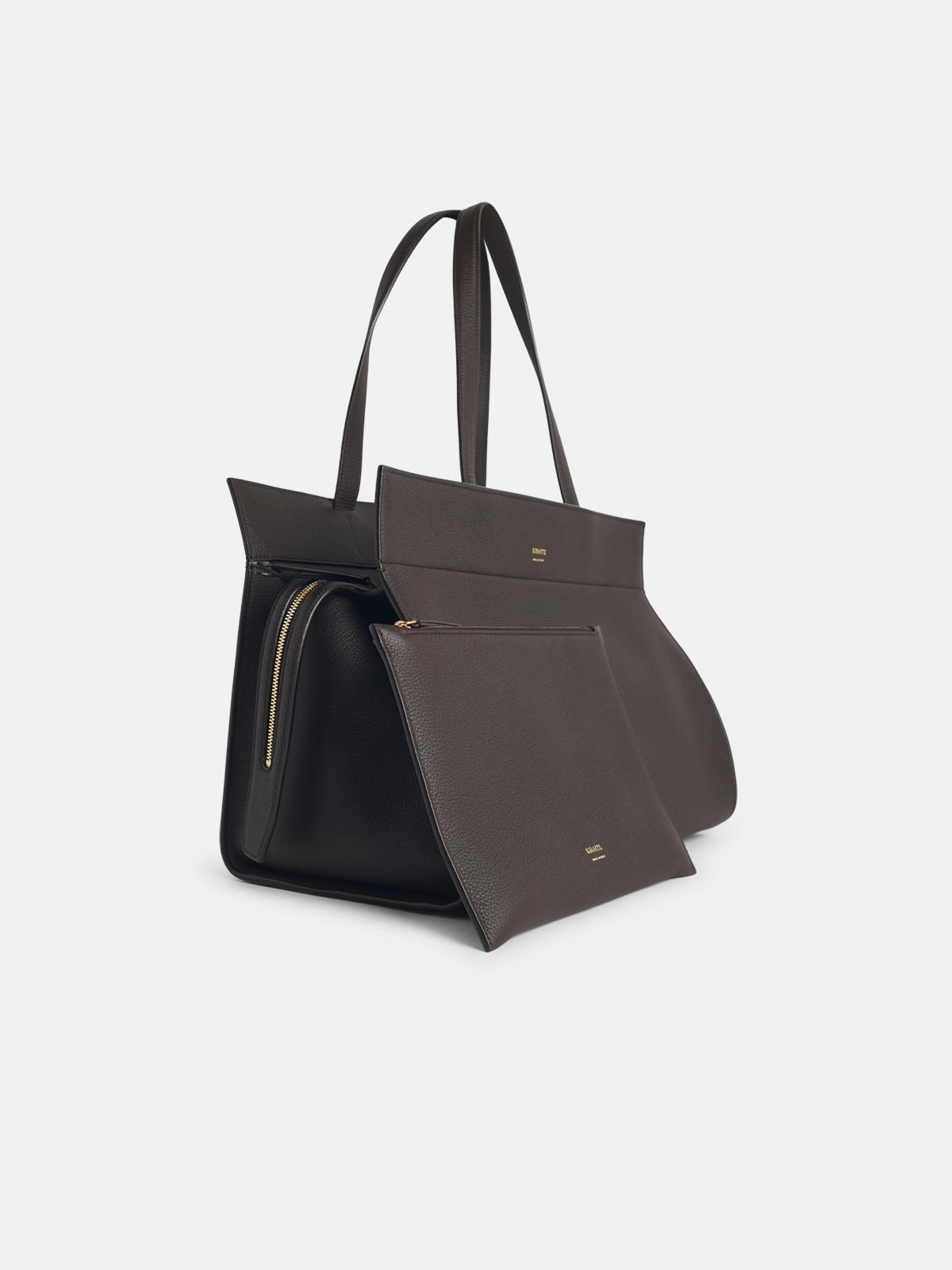 'CROSBY' 'ESPRESSO' LEATHER BAG - 2