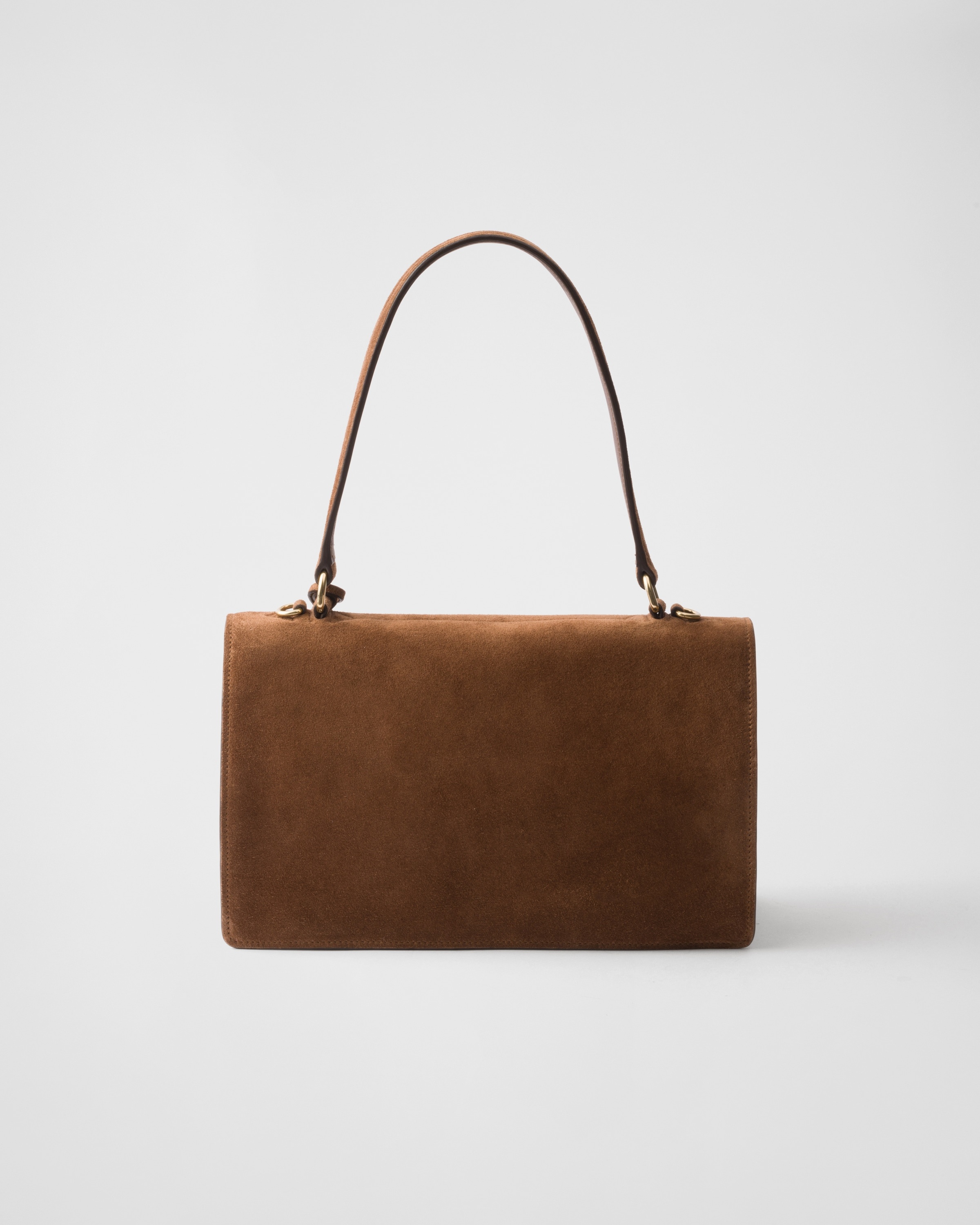 Medium suede shoulder bag - 4