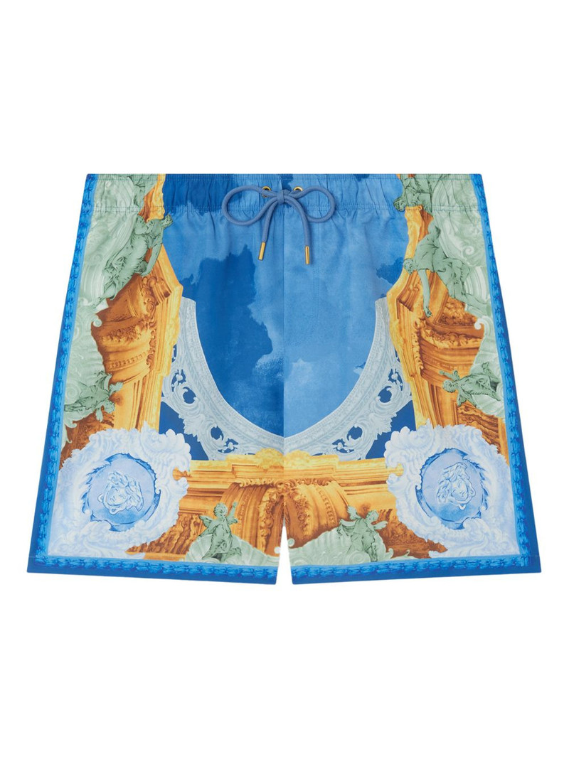 printed swim shorts 1