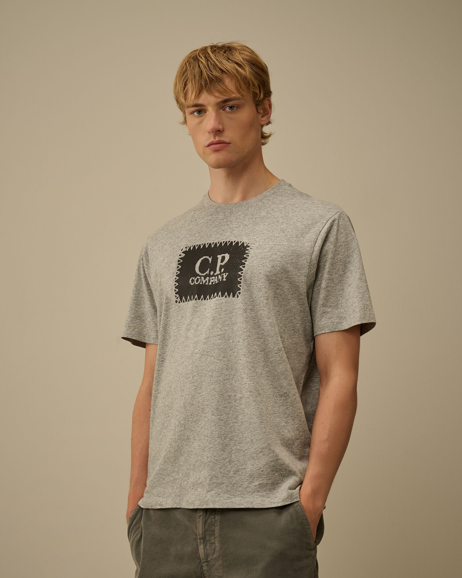 30/1 Jersey Short Sleeve Logo Label T-Shirt - 3